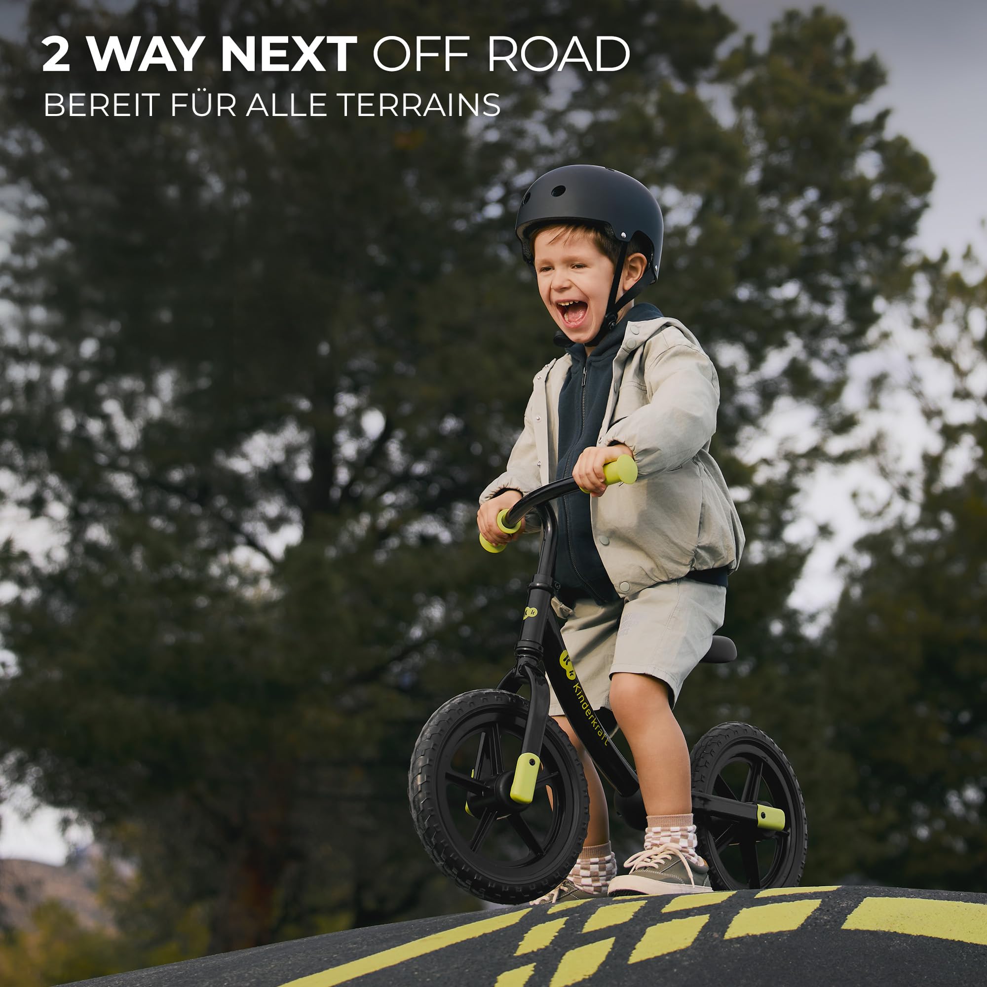 kinderkraft-2way-next-laufrad-mint-off-road-verstellbar image 2