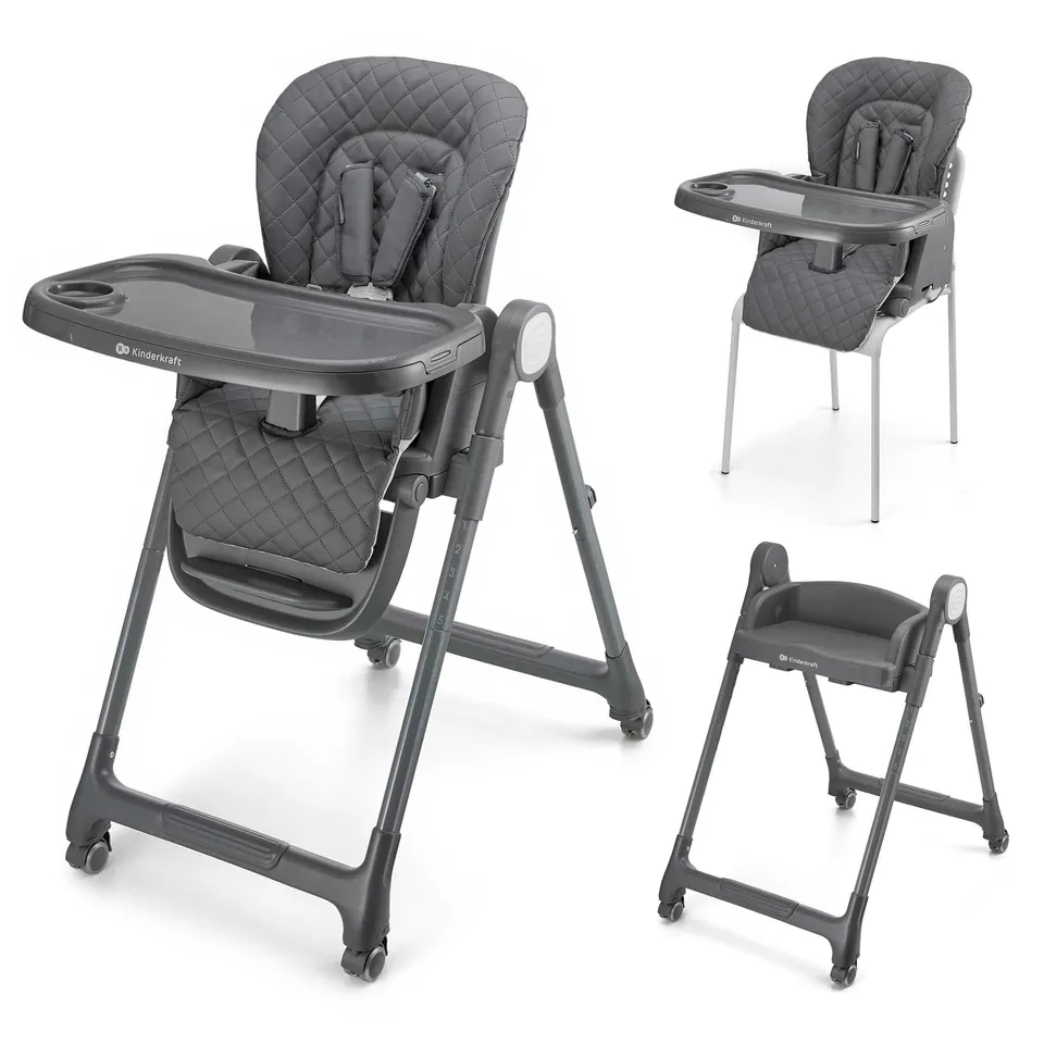 kinderkraft-tulo-hochstuhl-grau-3-in-1-bis-25-kg image 1