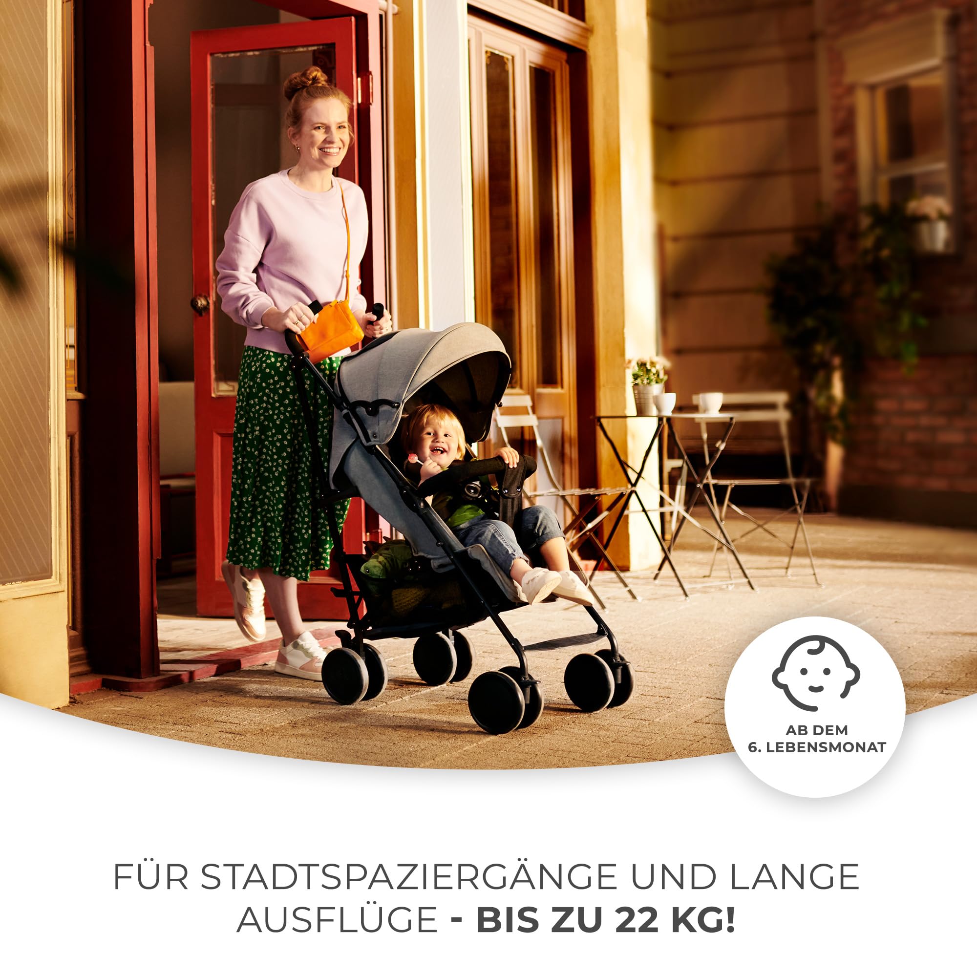 kinderkraft-siesta-buggy-grau-liegeposition-bis-22-kg image 3