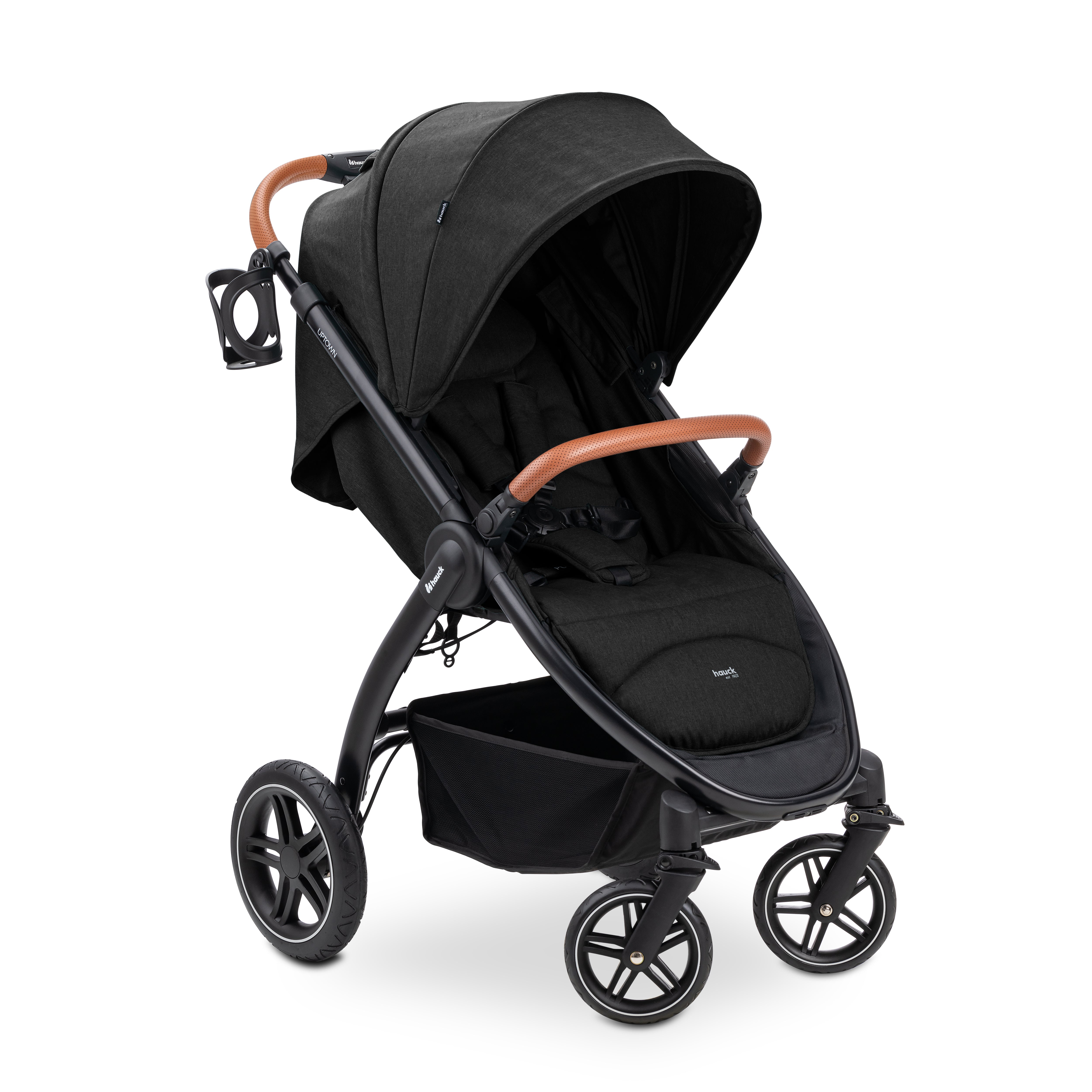 hauck-uptown-buggy-black-melange-grey-liegebuggy-22-kg image 2