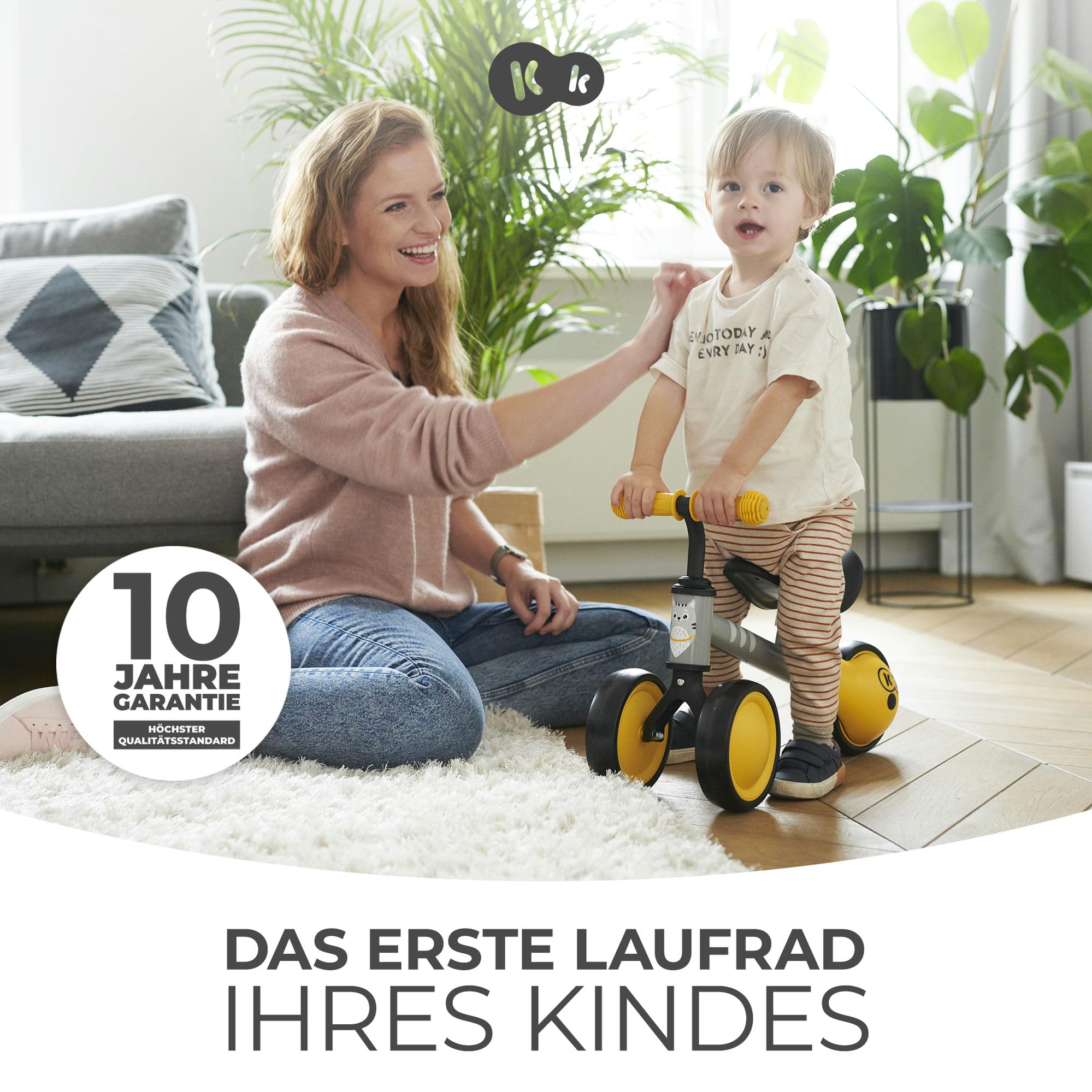 kinderkraft-cutie-laufrad-3in1-rosa-ab-1-jahr image 2