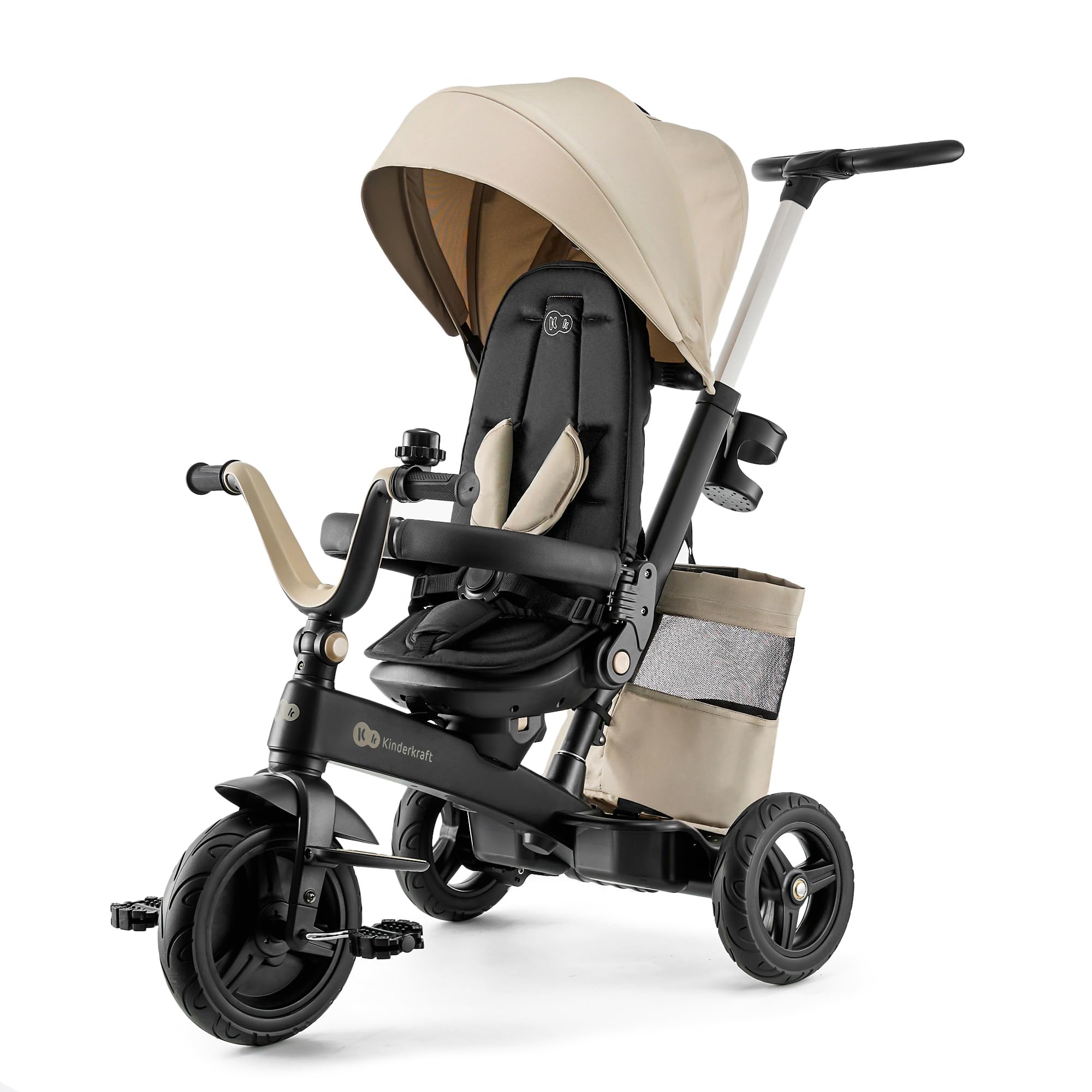kinderkraft-easytwist-kinderdreirad-beige-360-grad-ab-9-monate image 1