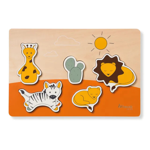 hauck-watch-me-puzzle-n-fit-holzpuzzle-safari image 1