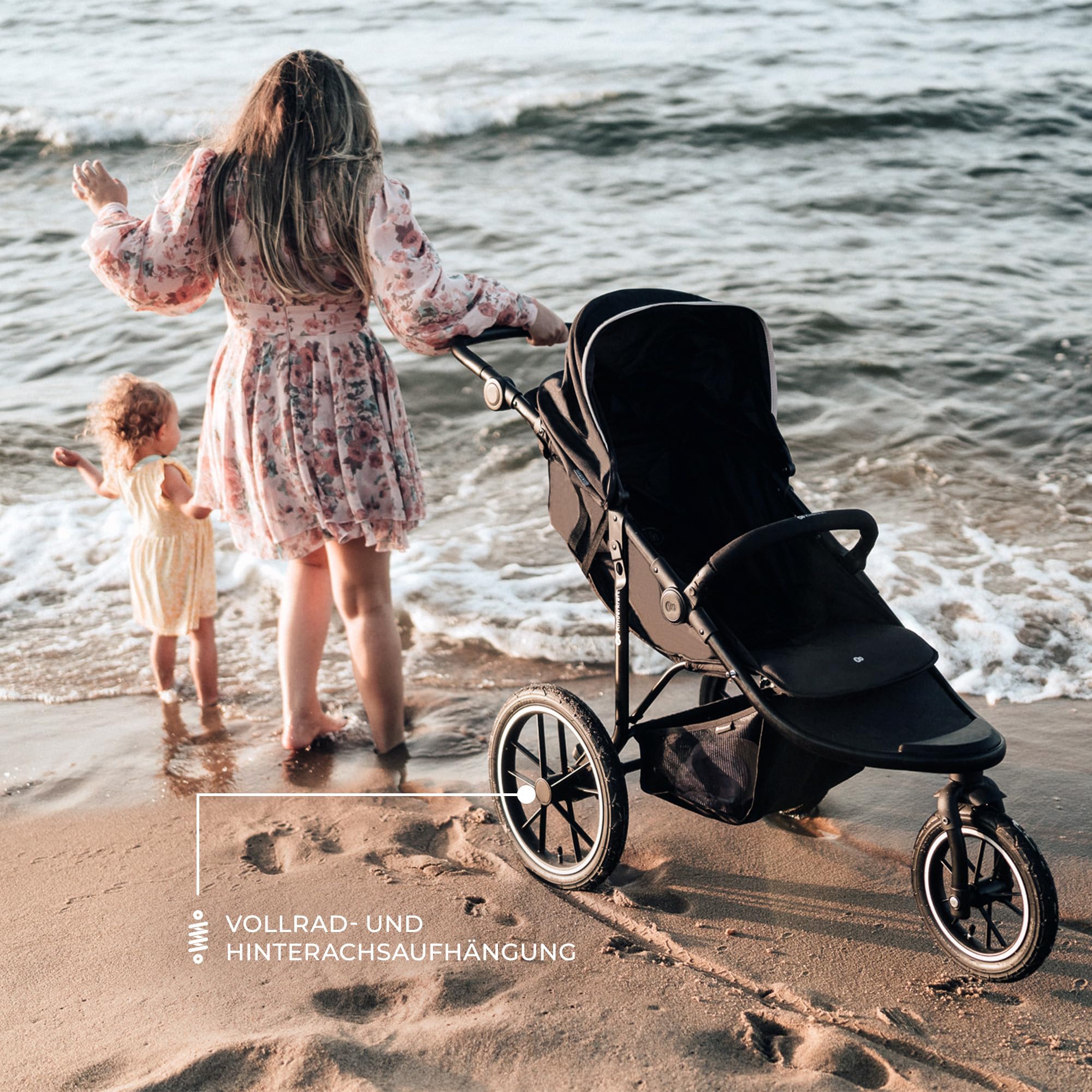 kinderkraft-helsi-2-buggy-grau-mit-luftreifen-liegefunktion image 4
