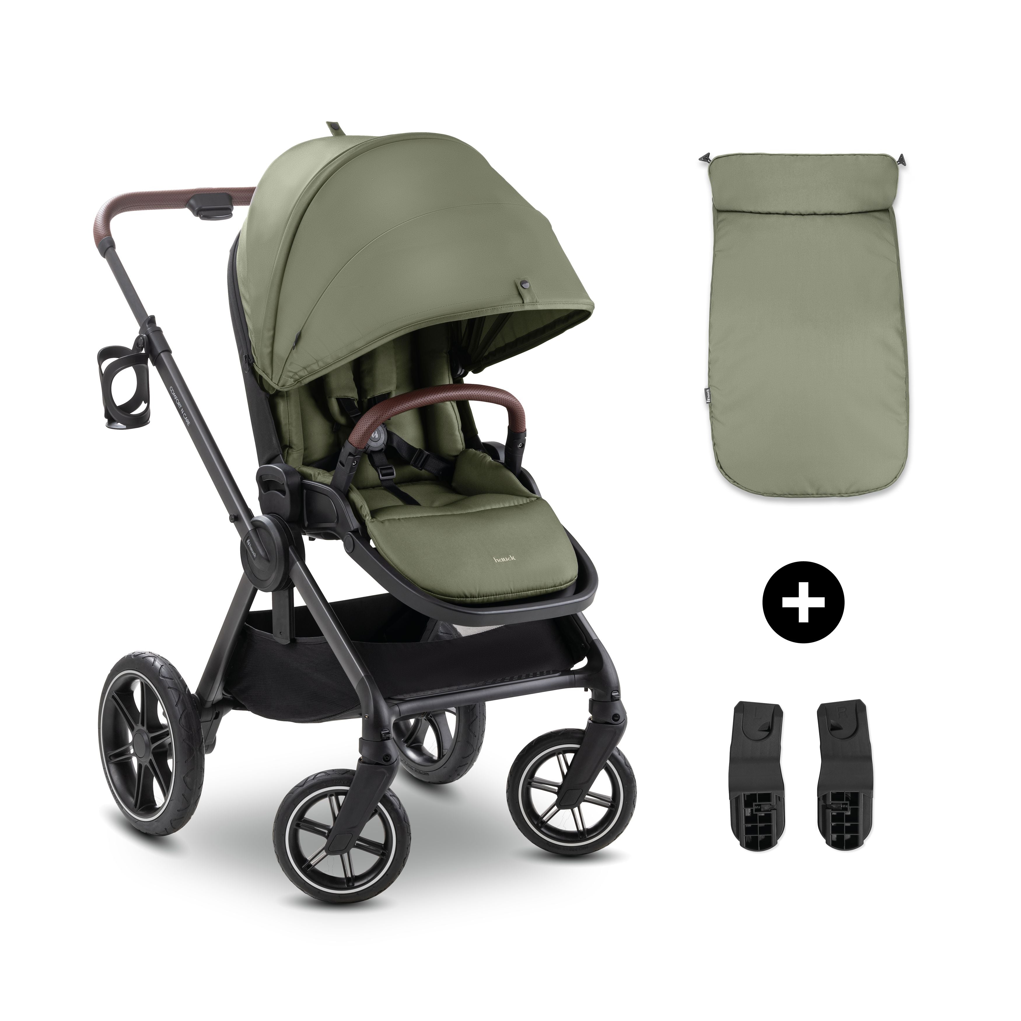 hauck-rapid-comfort-n-care-kinderwagen-olive-22-kg image 1