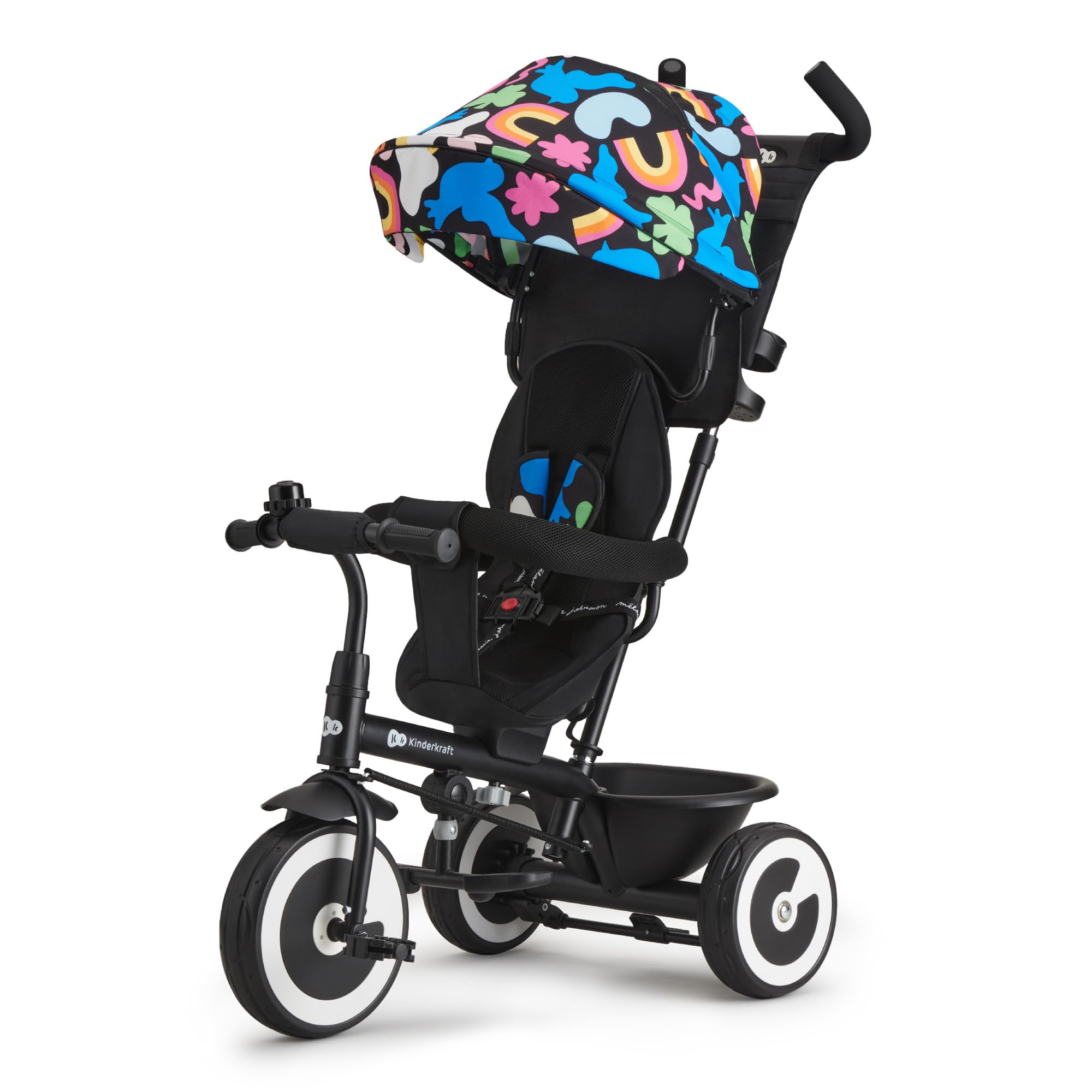 kinderkraft-aston-dreirad-happy-shapes-mit-schubstange image 1