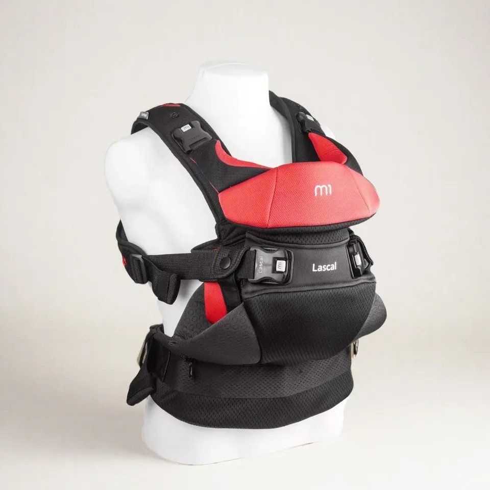 lascal-m1-carrier-babytrage-grau-ergonomisch-atmungsaktiv image 1