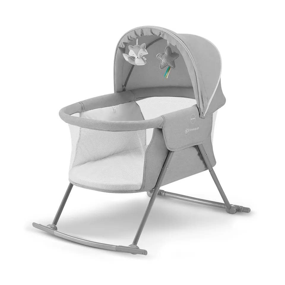 kinderkraft-lovi-babybett-3-in-1-grau-bis-9-kg image 1