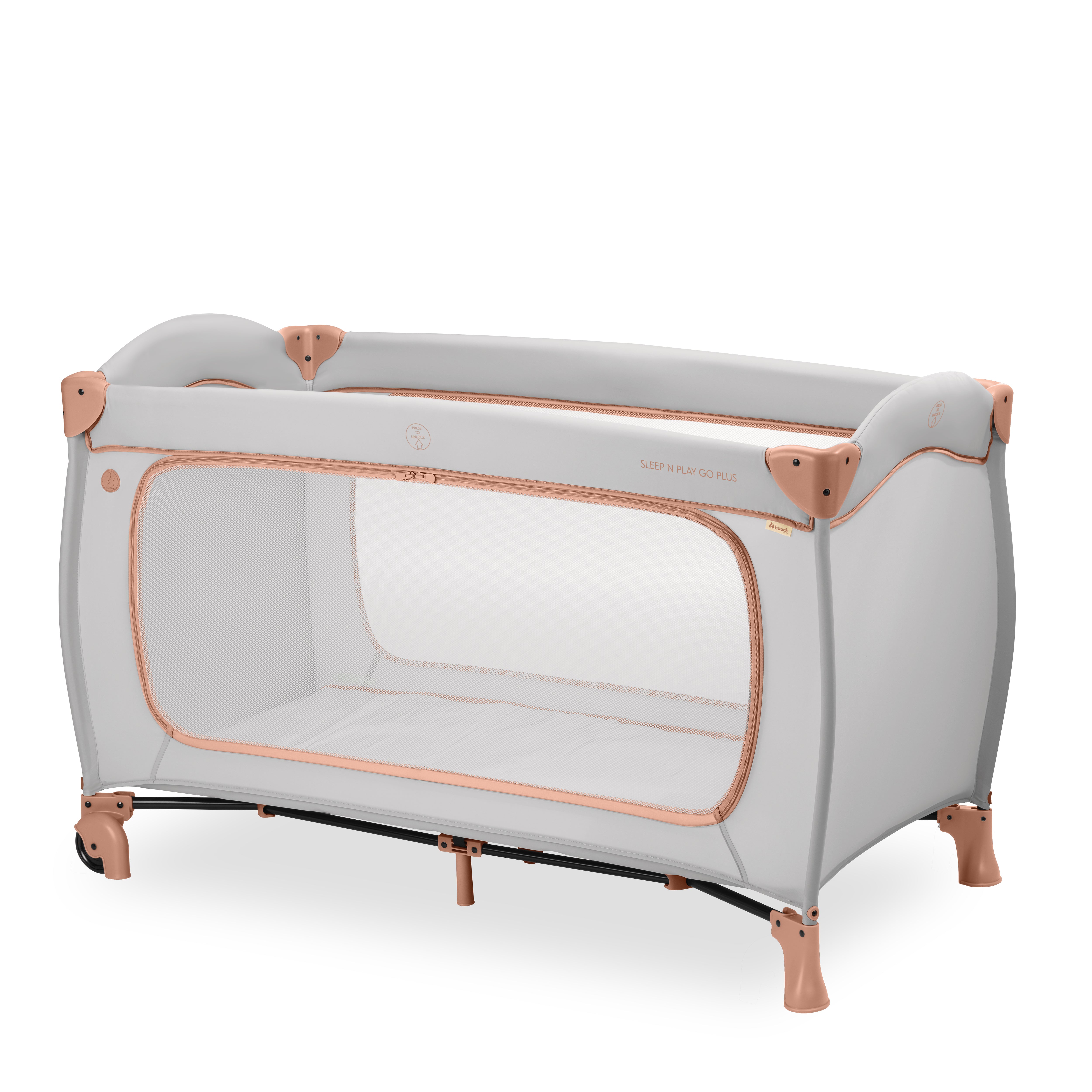 hauck-sleep-n-play-go-plus-reisebett-dusty-mint-mit-rollen image 2
