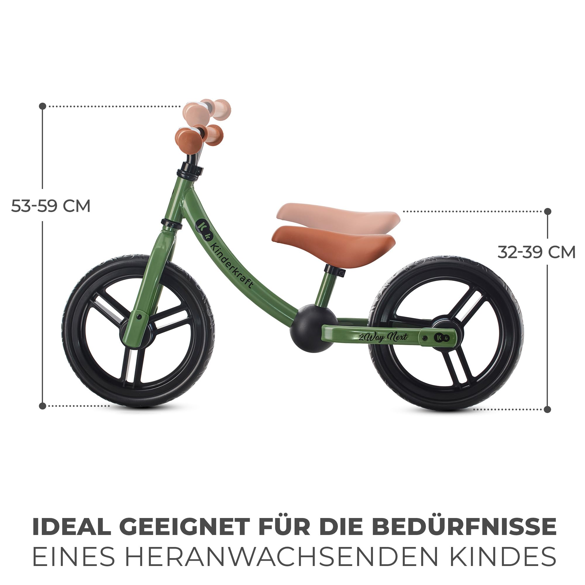 kinderkraft-2way-next-laufrad-12-zoll-gr-n-pannensicher image 3