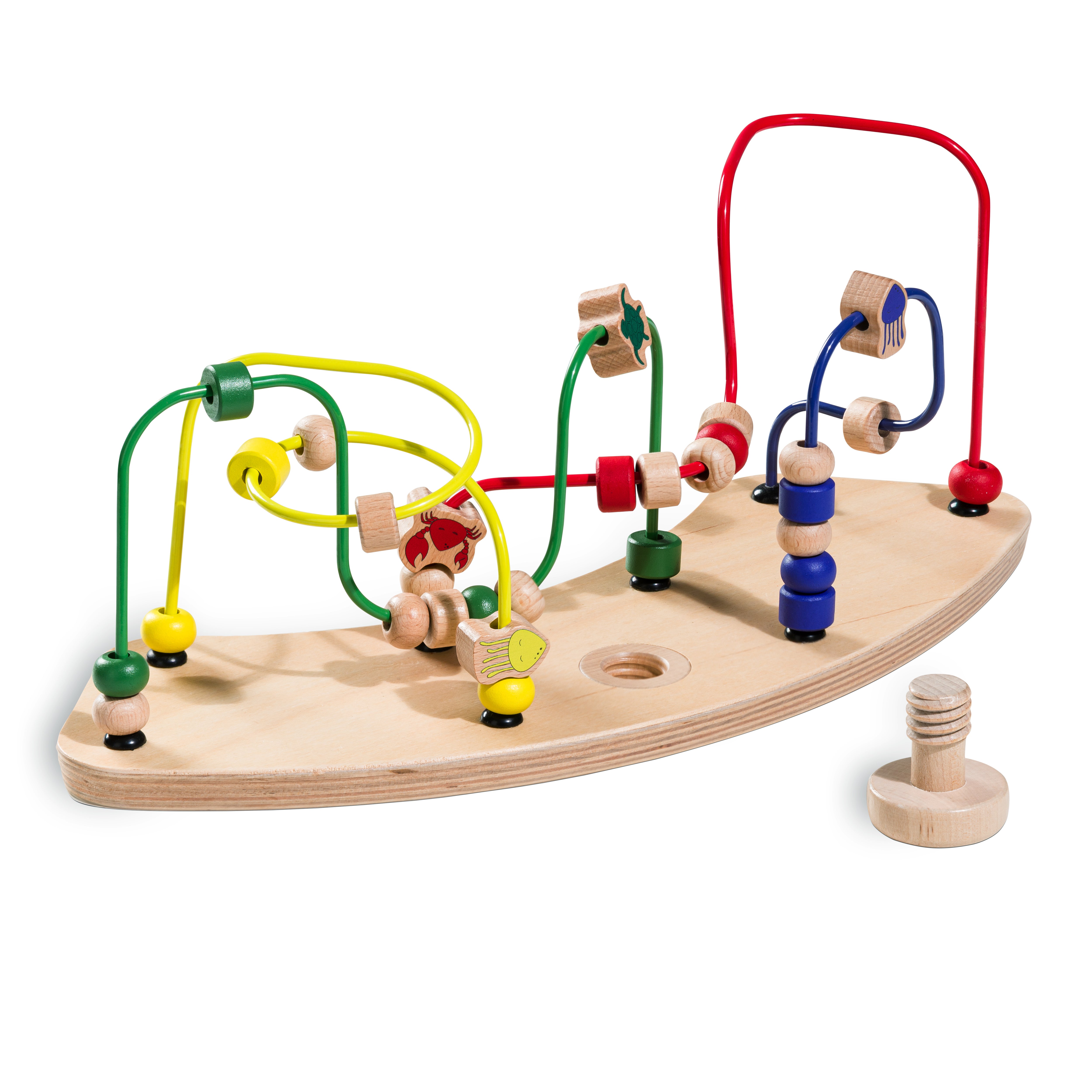 hauck-watch-me-play-moving-motorikschleife-water-animals-holz image 1