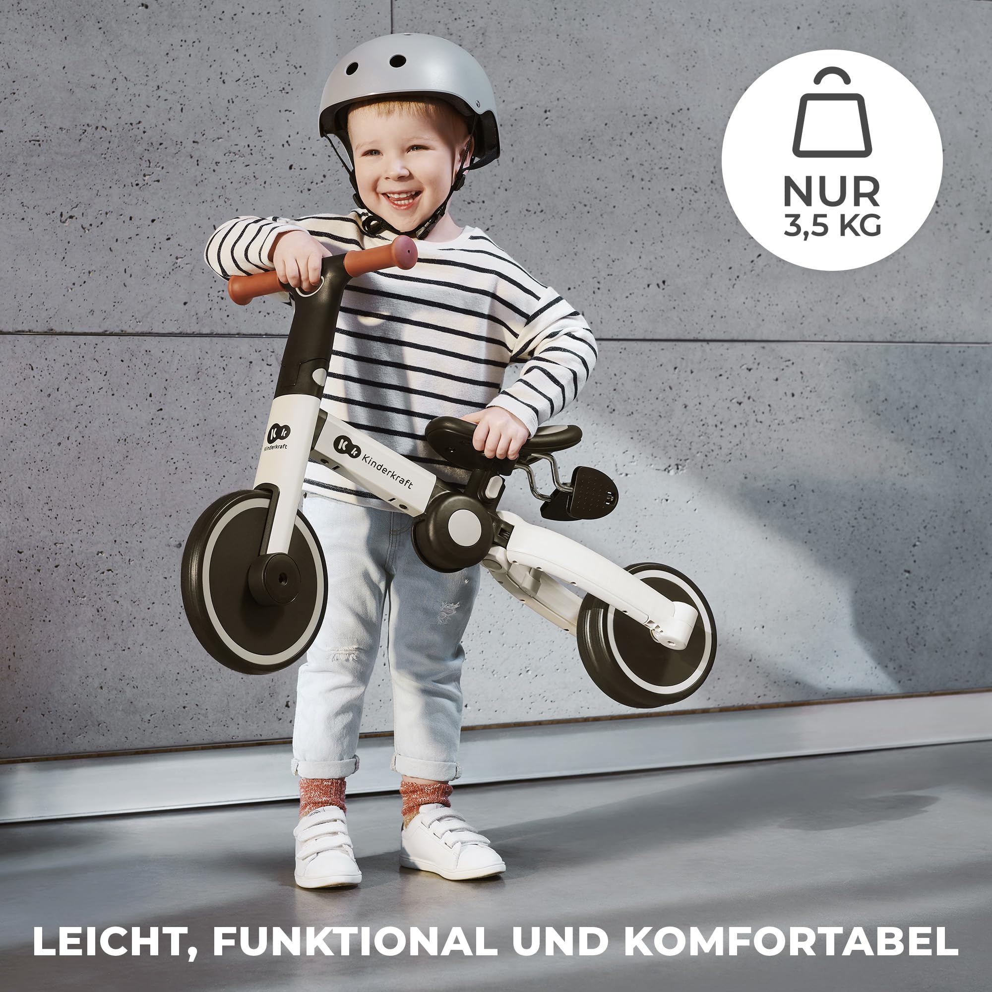 kinderkraft-4trike-dreirad-3-in-1-schwarz-klappbar image 4
