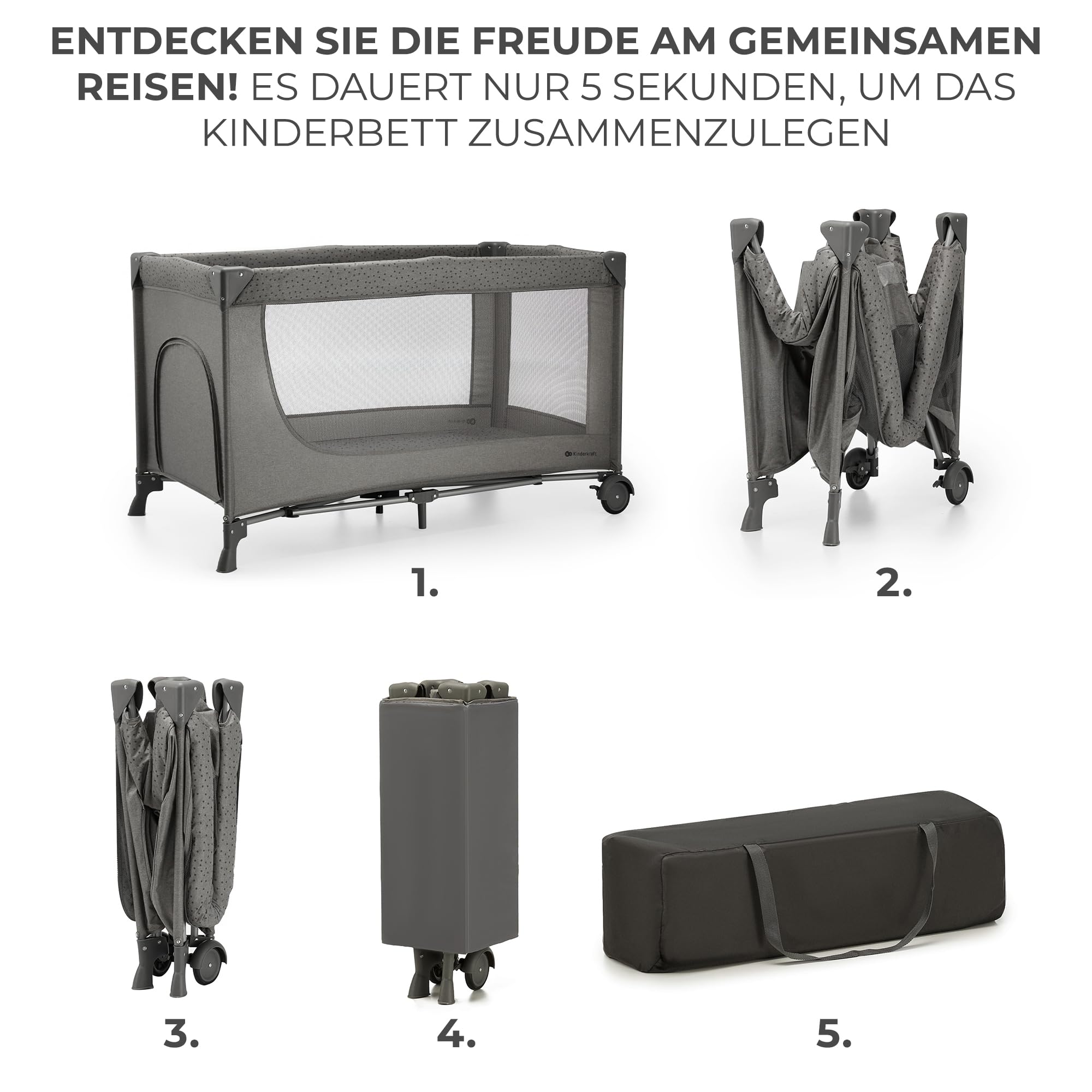 kinderkraft-joy-2-reisebett-happy-shapes-2-in-1 image 3