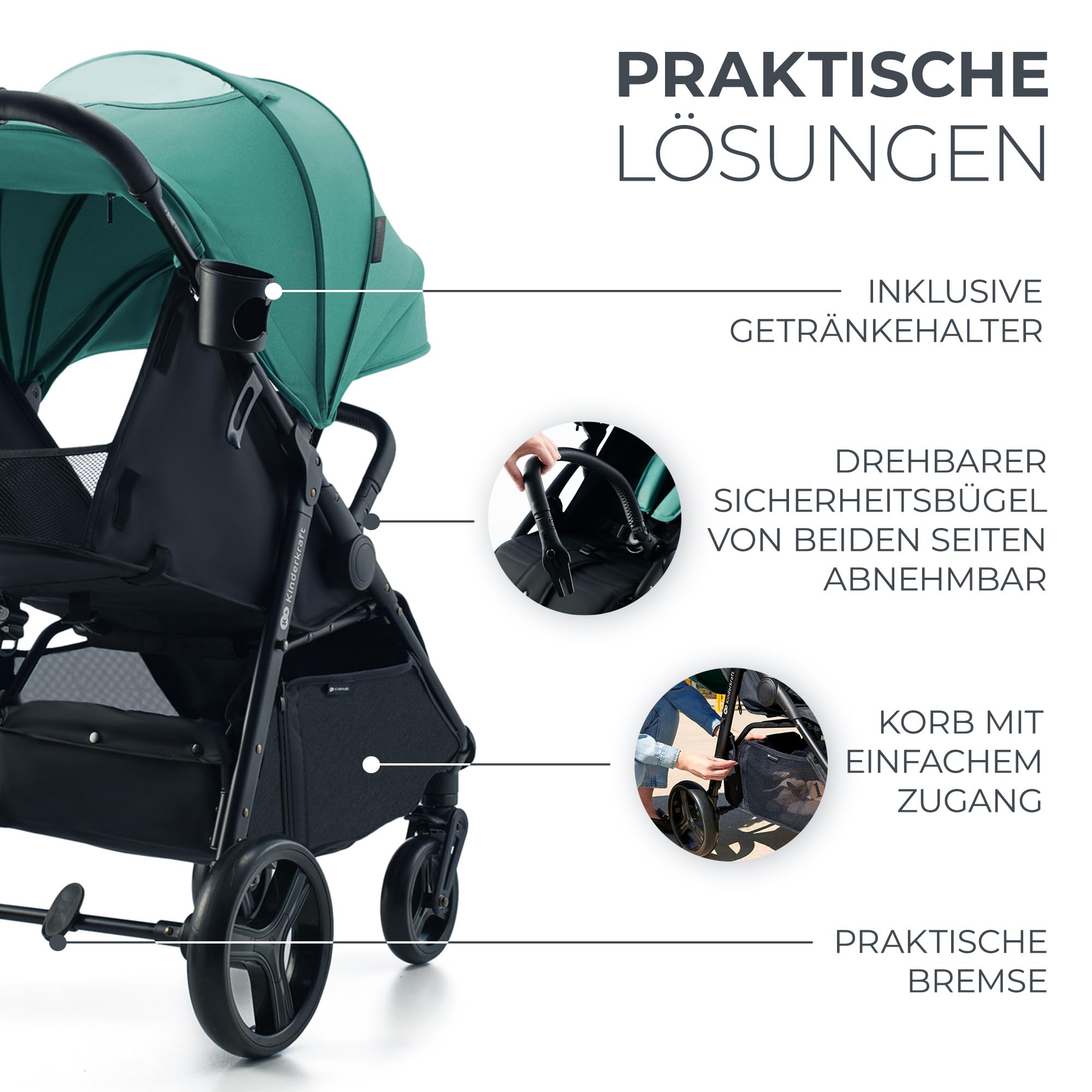 kinderkraft-rine-buggy-gr-n-liegeposition-upf50-bis-22kg image 8