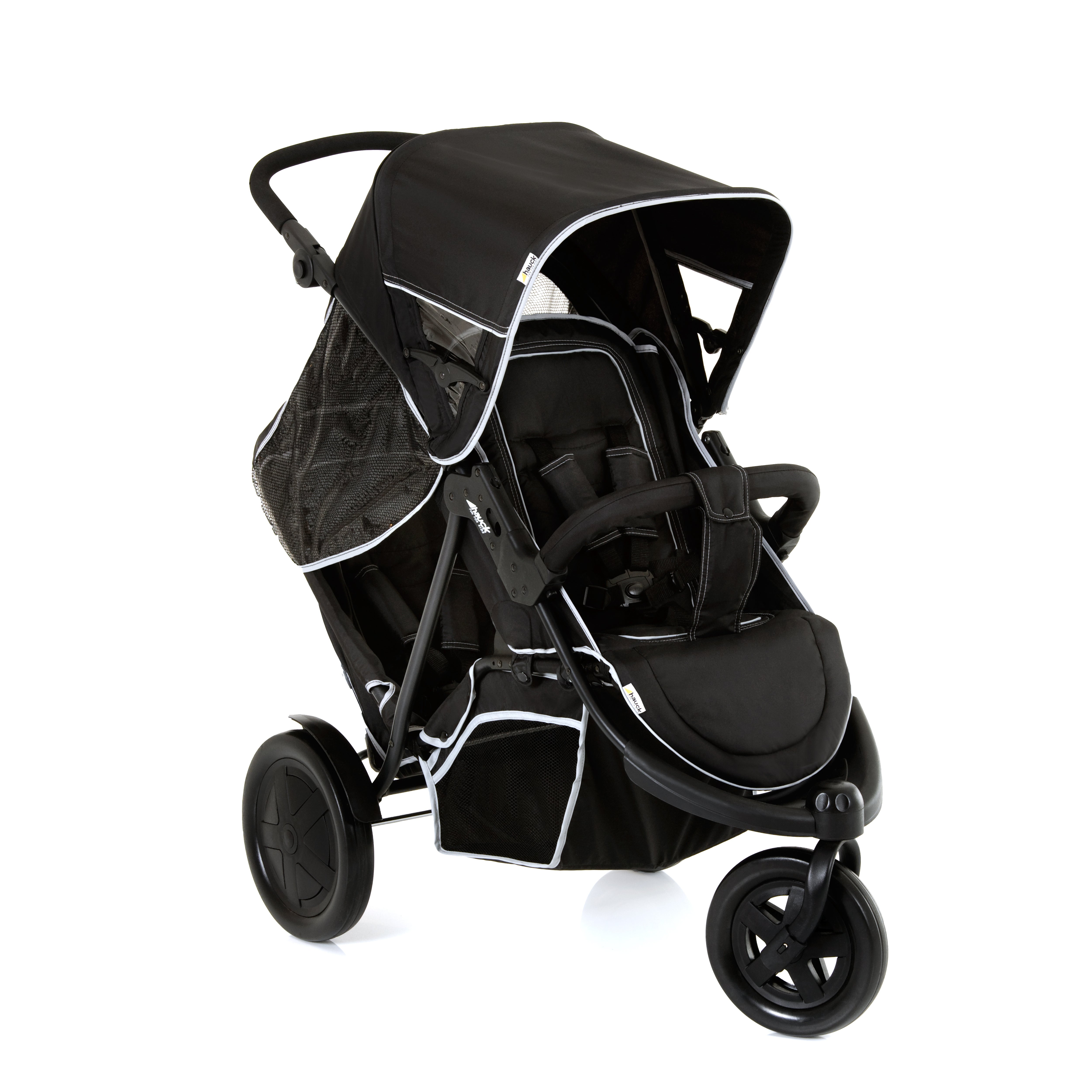 hauck-runner-freerider-geschwisterkinderwagen-sh12-black image 1