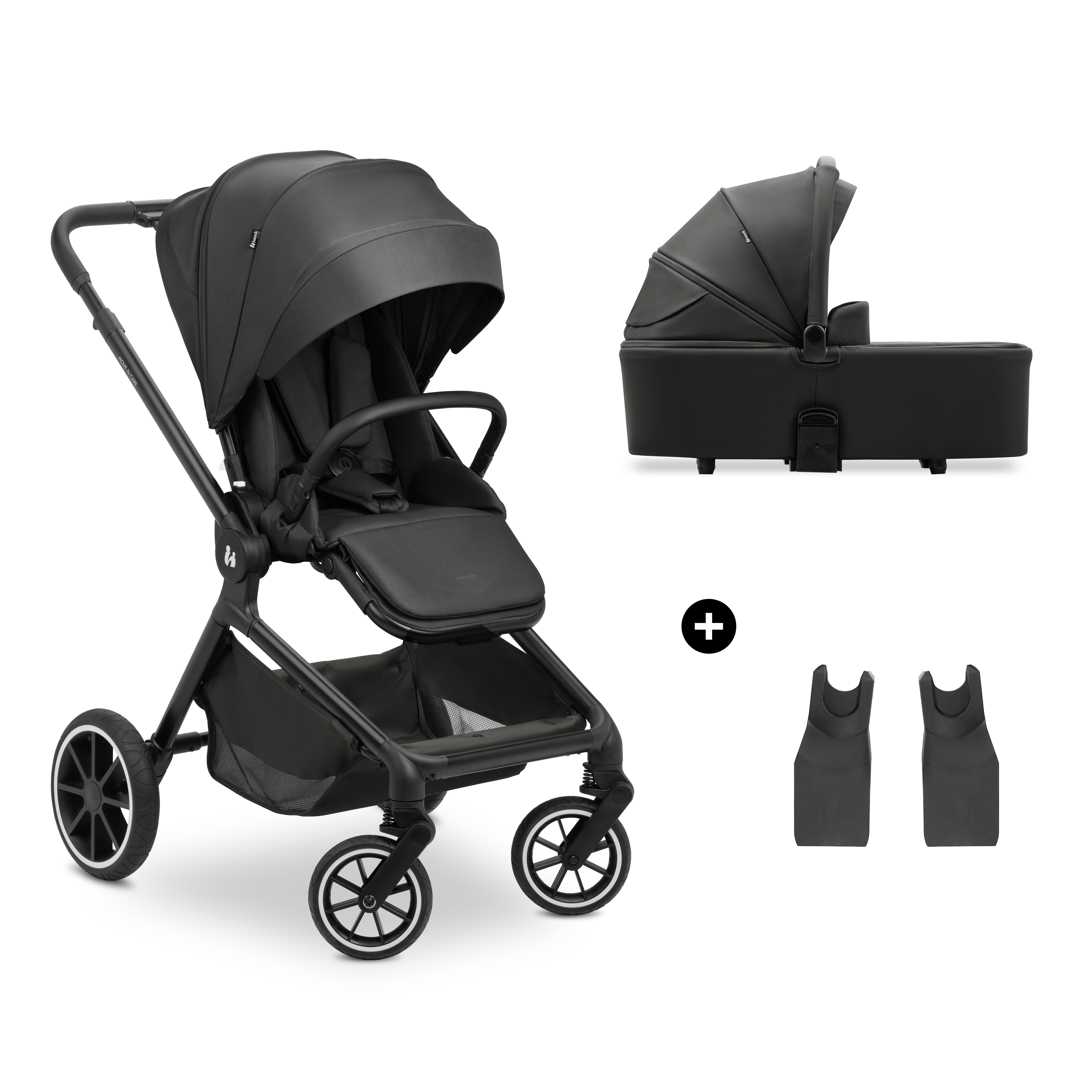 hauck-rapid-move-n-care-set-kinderwagen-dark-grey-mit-wanne-22-kg image 2