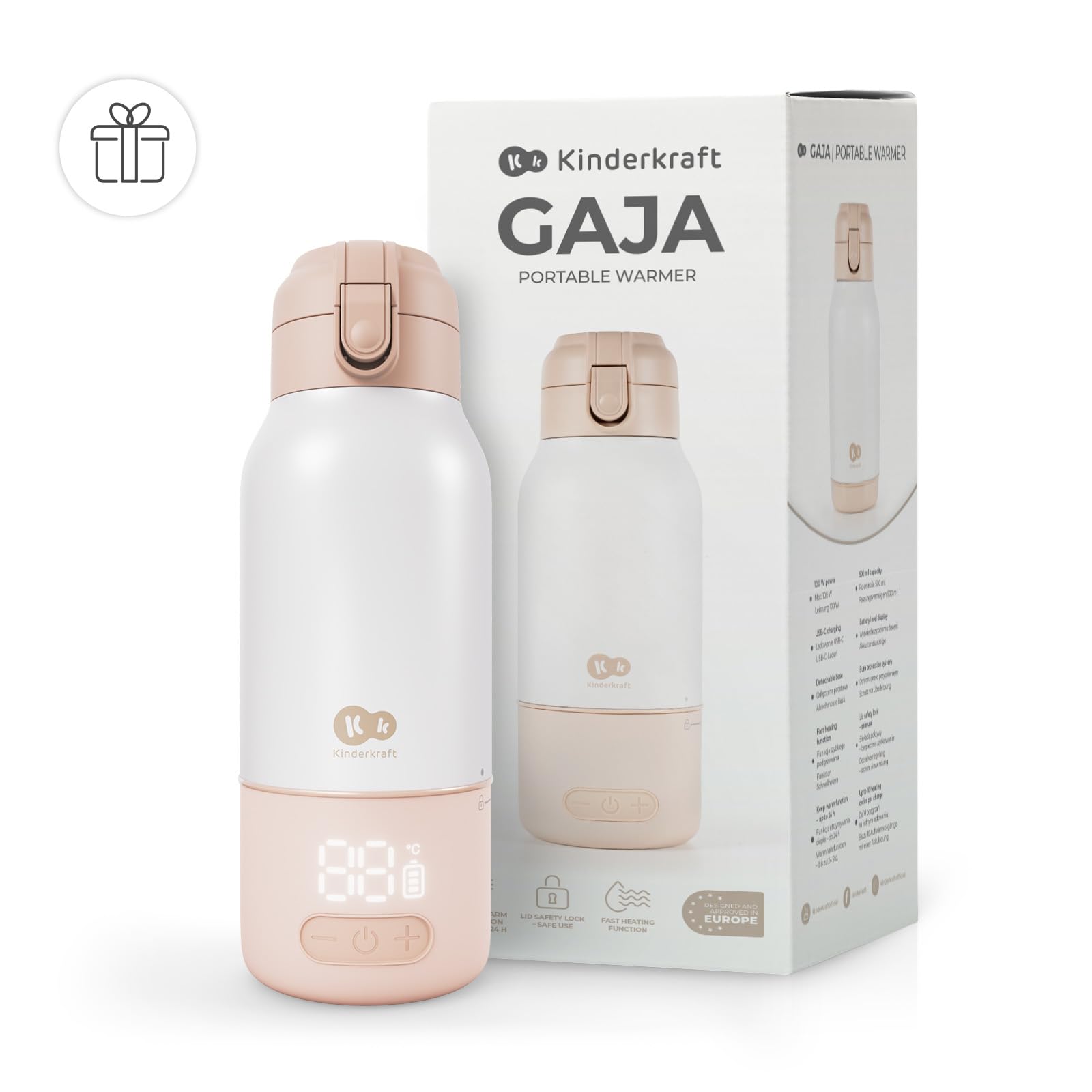 kinderkraft-gaja-flaschenw-rmer-beige-500-ml-5-stufen image 8