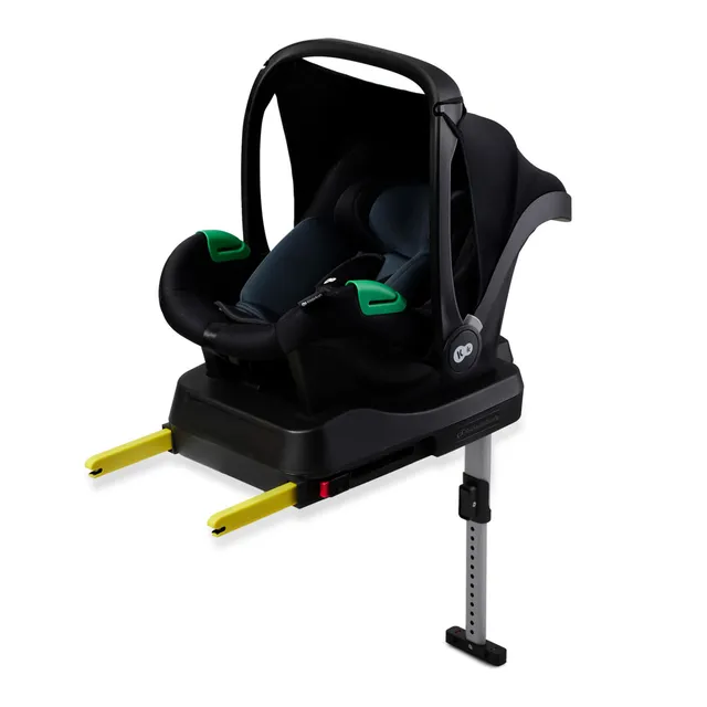 kinderkraft-mink-pro-babyschale-40-75-cm-schwarz-mit-isofix-basis image 1