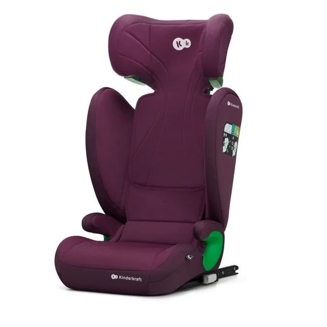 kinderkraft-junior-fix-2-i-size-kindersitz-burgund-isofix image 1