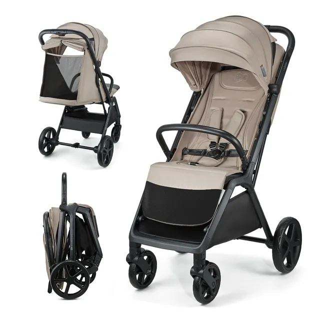 kinderkraft-loom-buggy-beige-automatik-faltung-bis-22-kg image 1