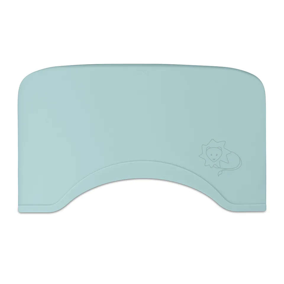 hauck-highchair-wooden-tray-mat-platzdeckchen-lion-mint-silikon image 1
