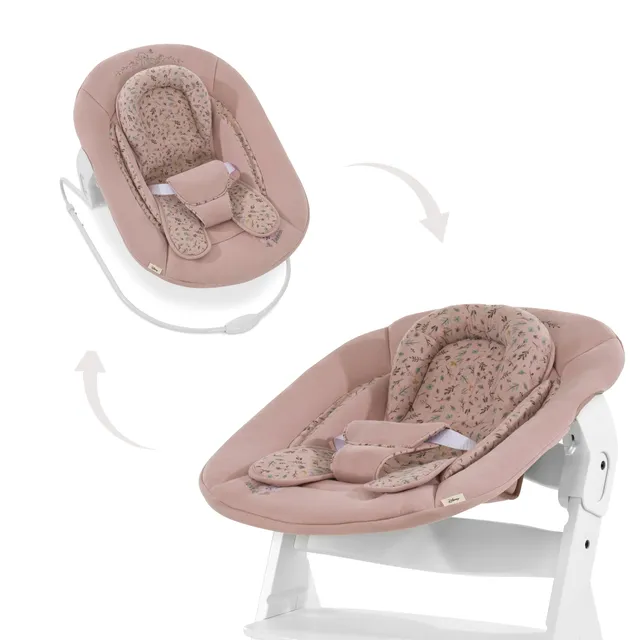 hauck-alpha-bouncer-2in1-babywippe-stretch-beige-neugeborene image 1