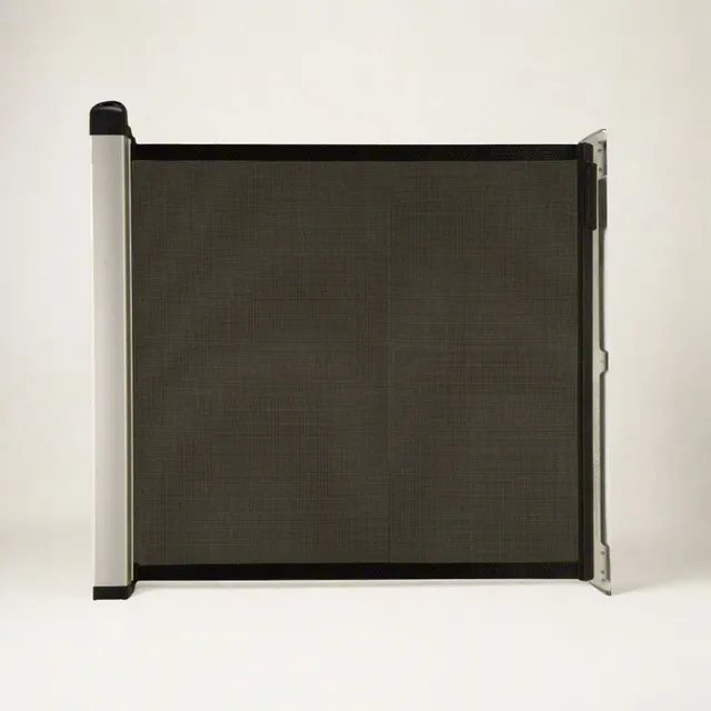 lascal-kiddyguard-avant-t-rschutzgitter-schwarz-120-cm-einziehbar image 1