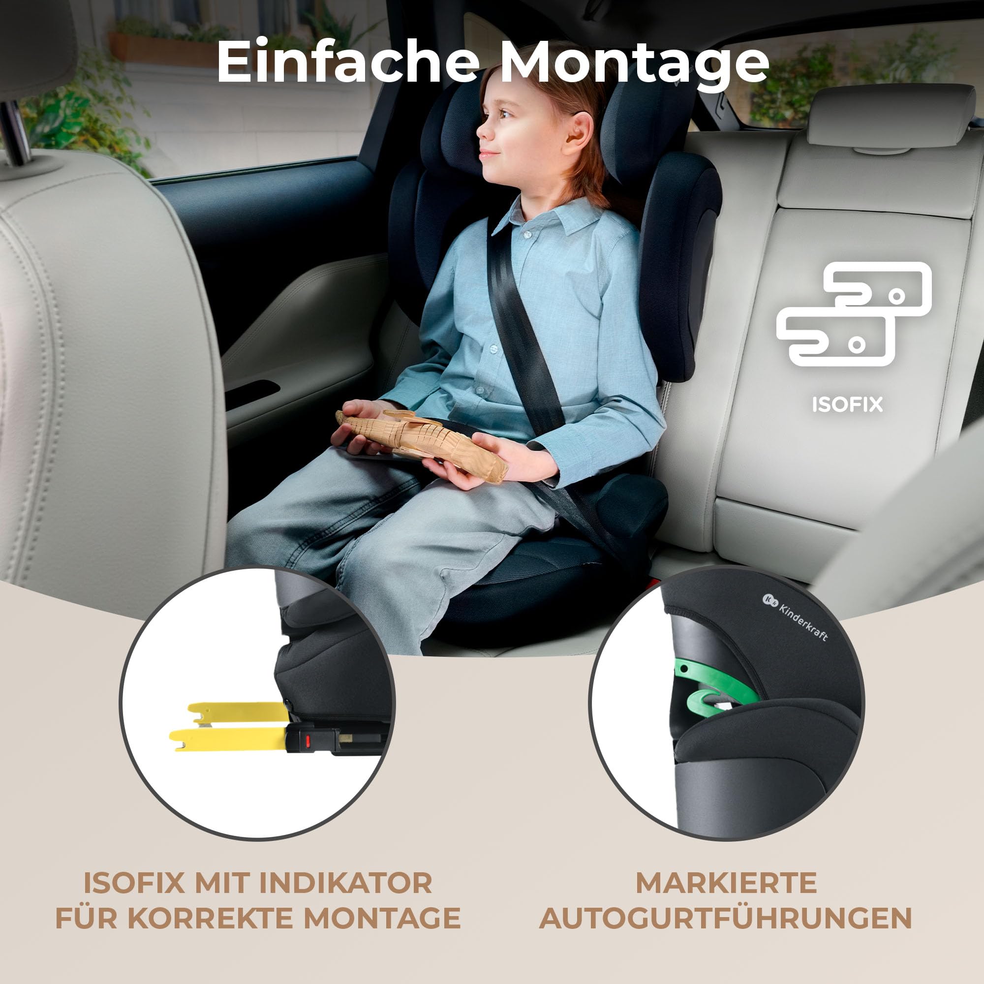 kinderkraft-xpand-2-i-size-kindersitz-grau-100-150-cm image 6