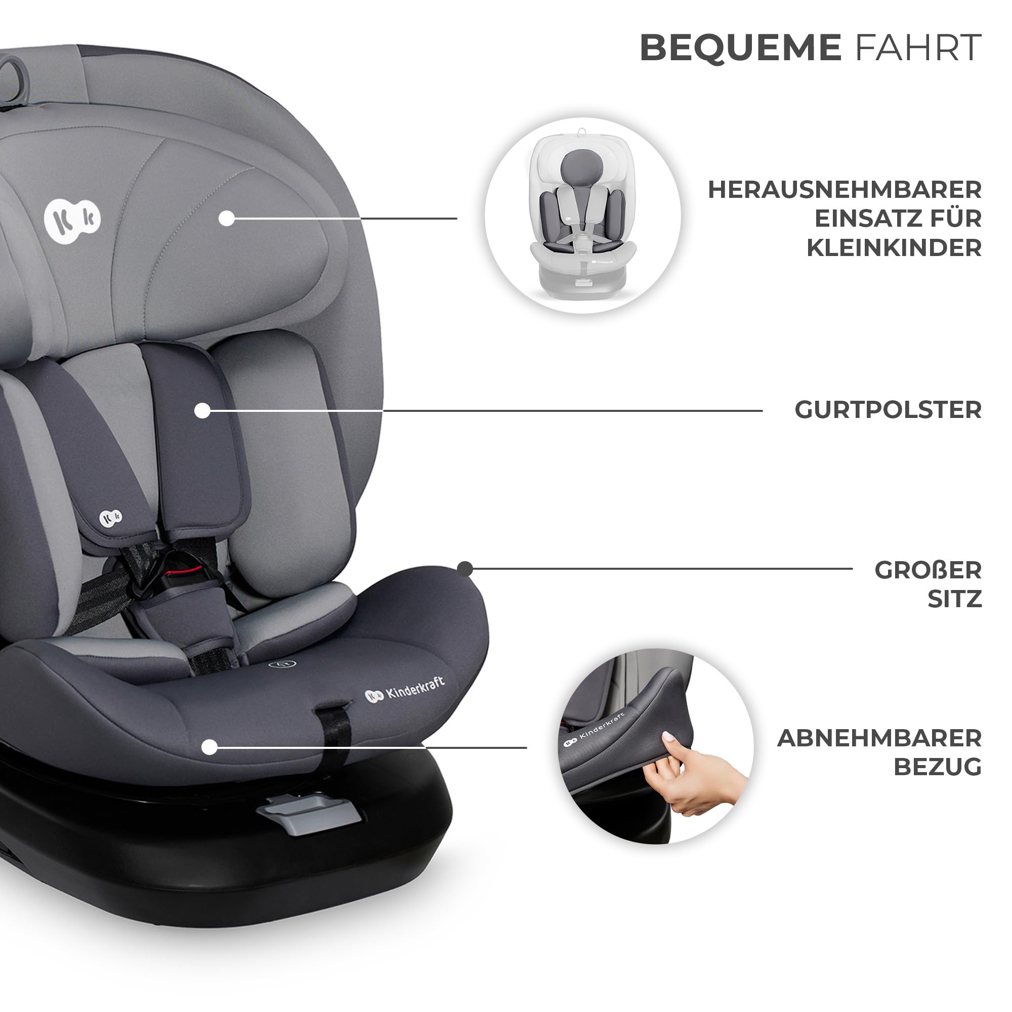 kinderkraft-i-grow-kindersitz-0-36-kg-grau-isofix-360-grad image 8