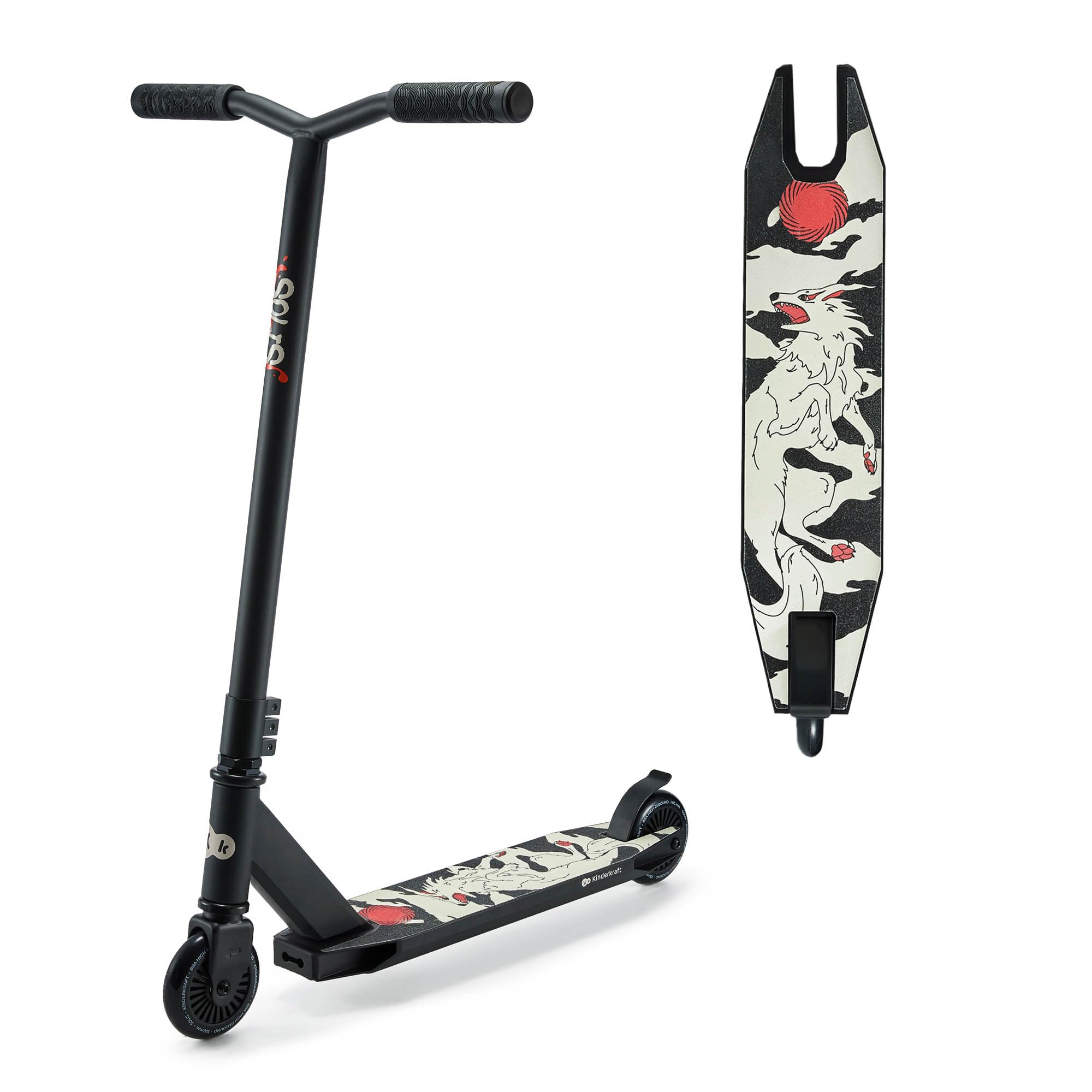 kinderkraft-solis-scooter-schwarz-ab-5-jahre-bis-100-kg image 1