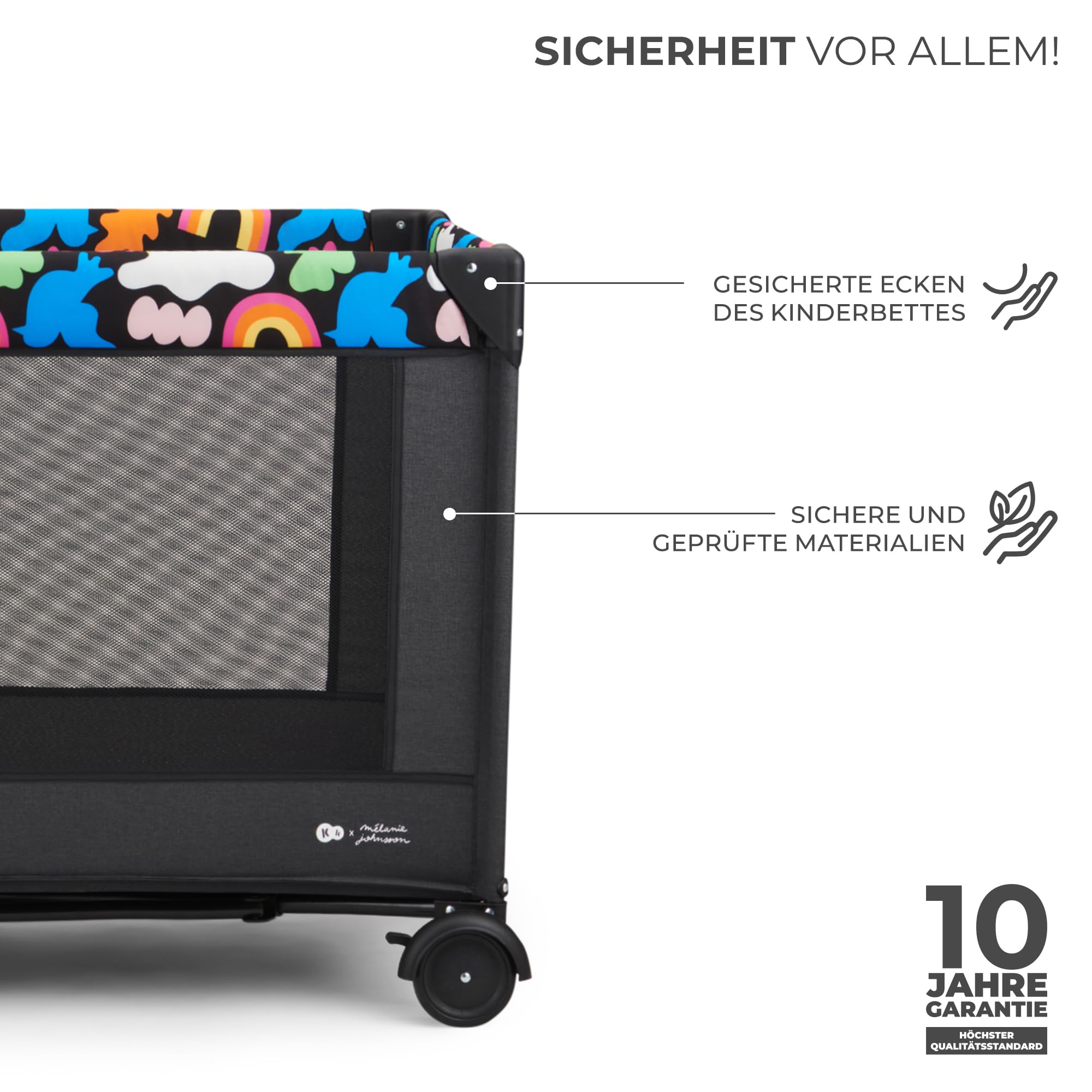 kinderkraft-joy-2-reisebett-happy-shapes-2-in-1 image 6