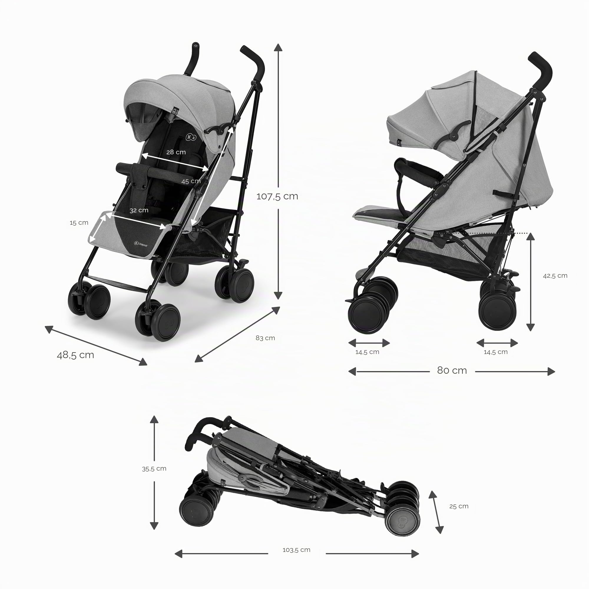 kinderkraft-siesta-buggy-grau-liegeposition-bis-22-kg image 7