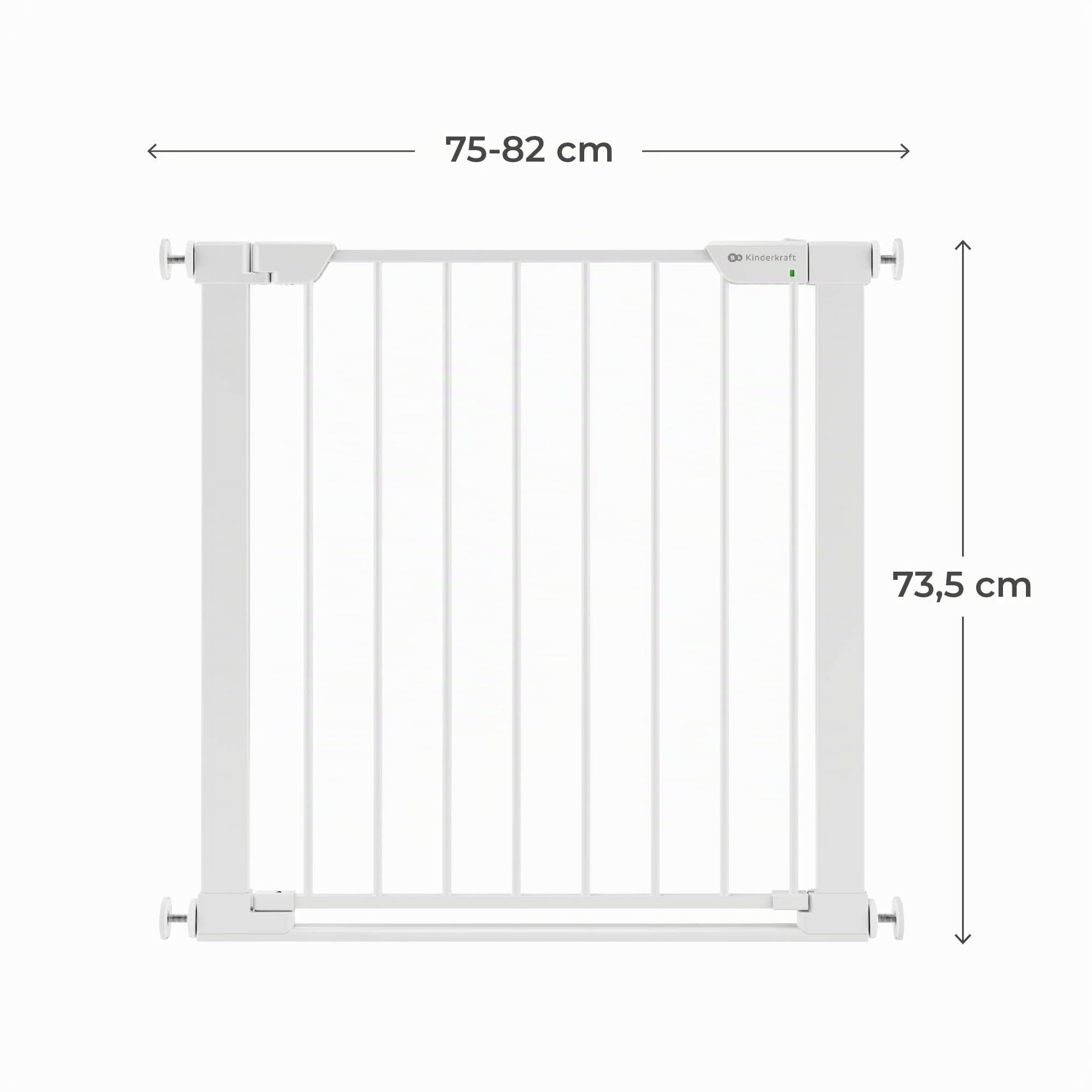 kinderkraft-safe-snap-treppenschutzgitter-ohne-bohren-wei image 7