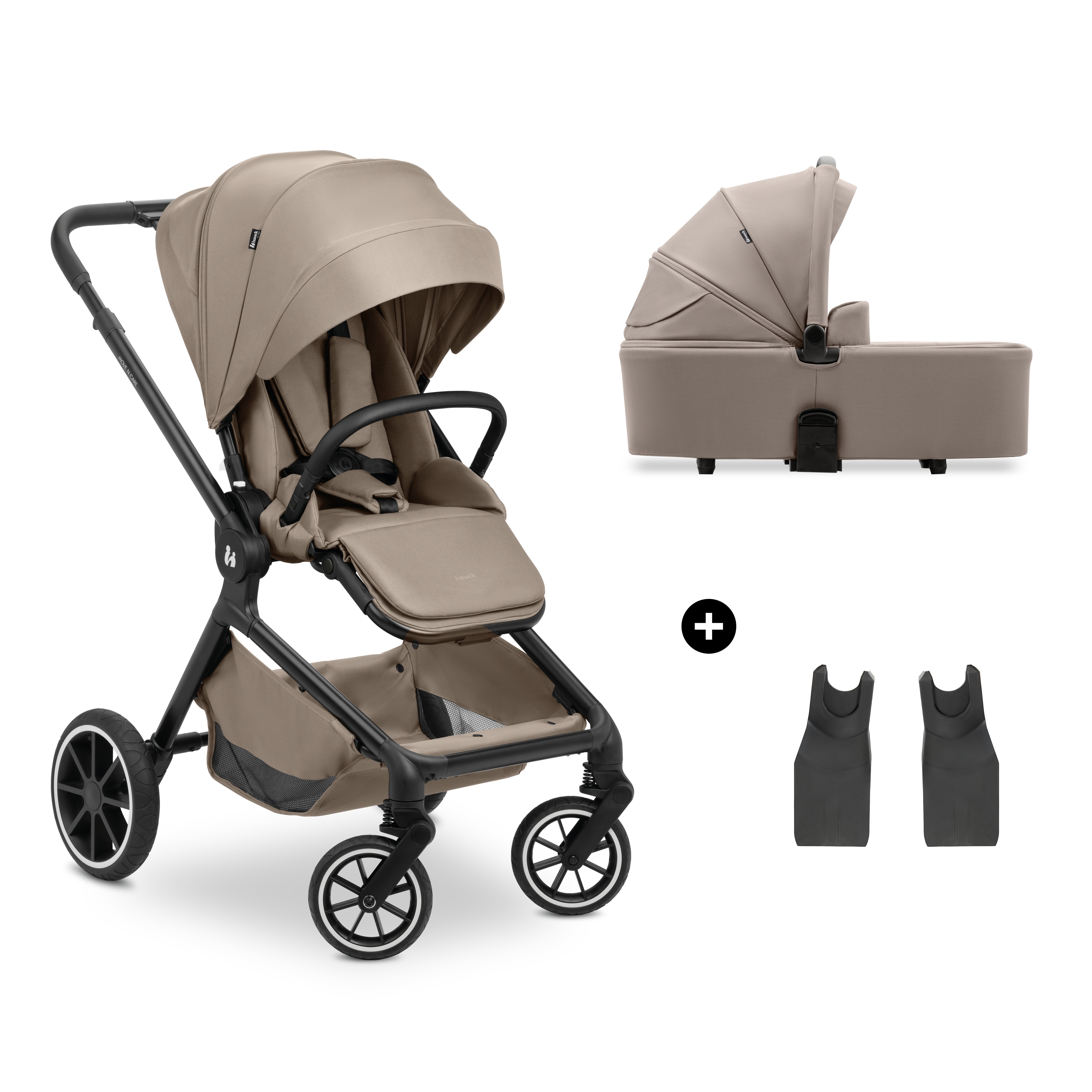 hauck-rapid-move-n-care-set-kinderwagen-dark-grey-mit-wanne-22-kg image 3
