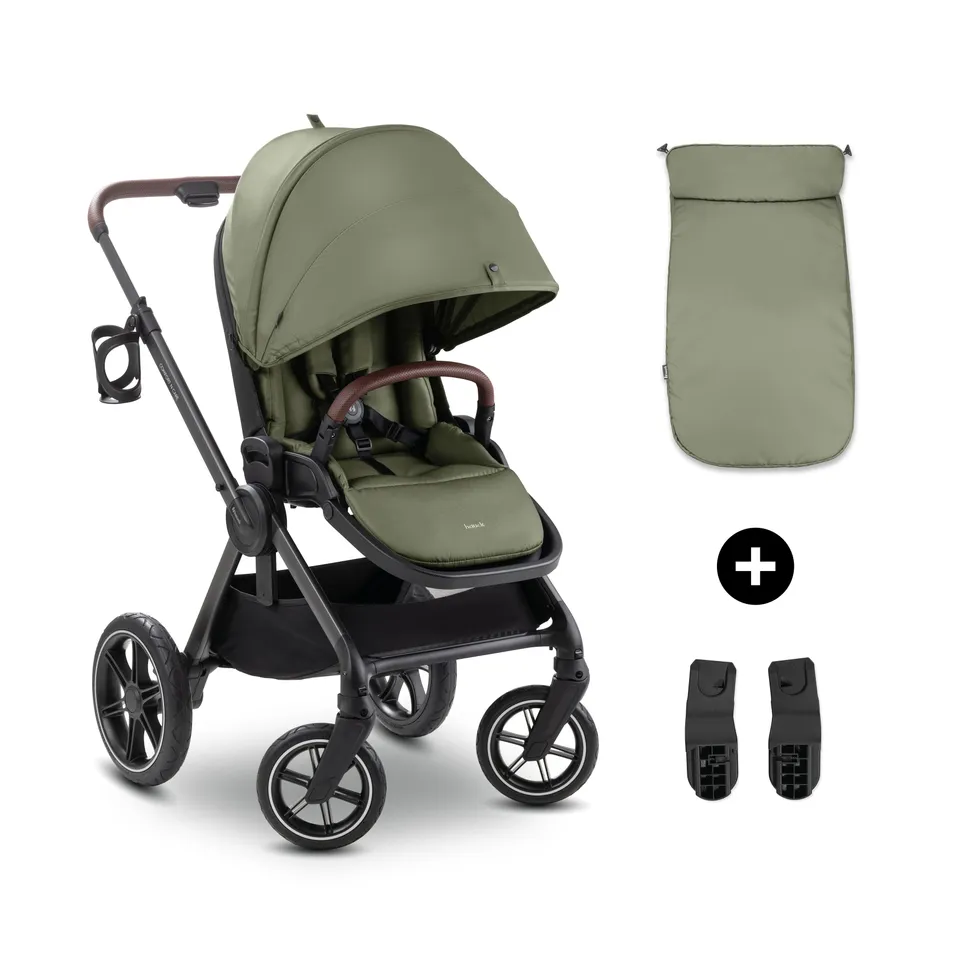hauck-rapid-comfort-n-care-kinderwagen-olive-22-kg image 1