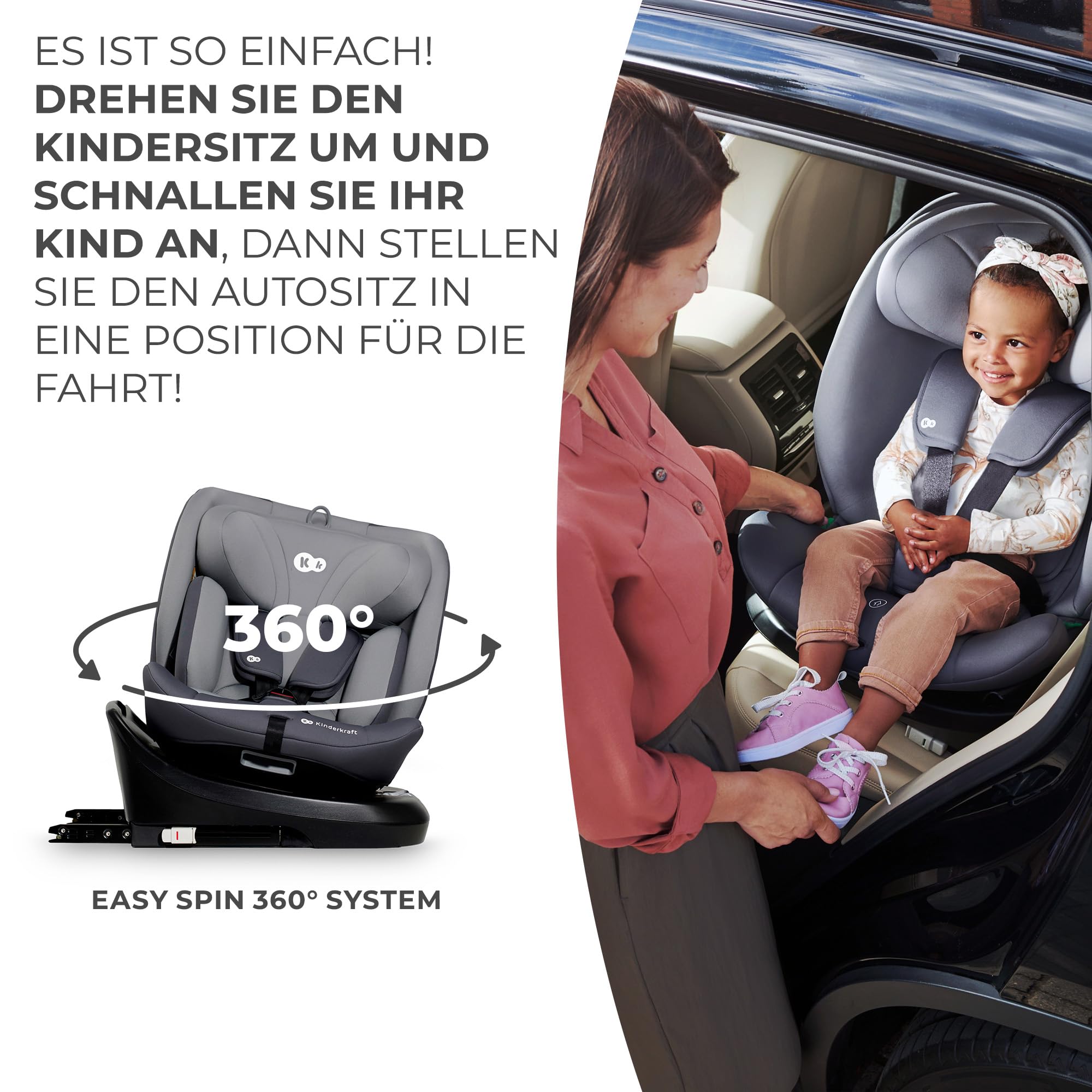 kinderkraft-i-grow-kindersitz-0-36-kg-grau-isofix-360-grad image 5