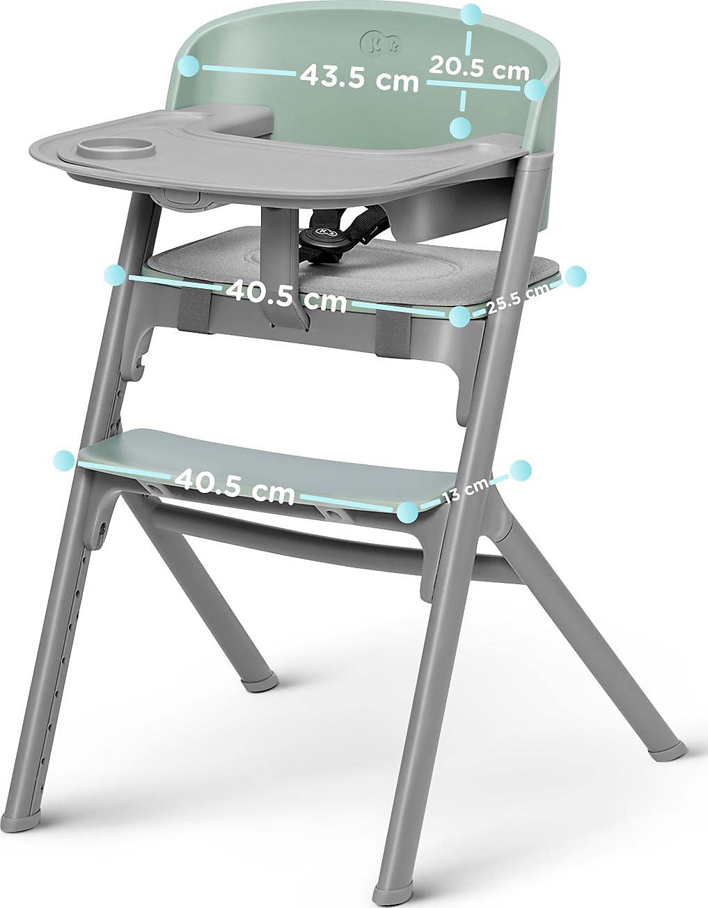 kinderkraft-livy-hochstuhl-gr-n-bis-110-kg-mit-babyliege image 6