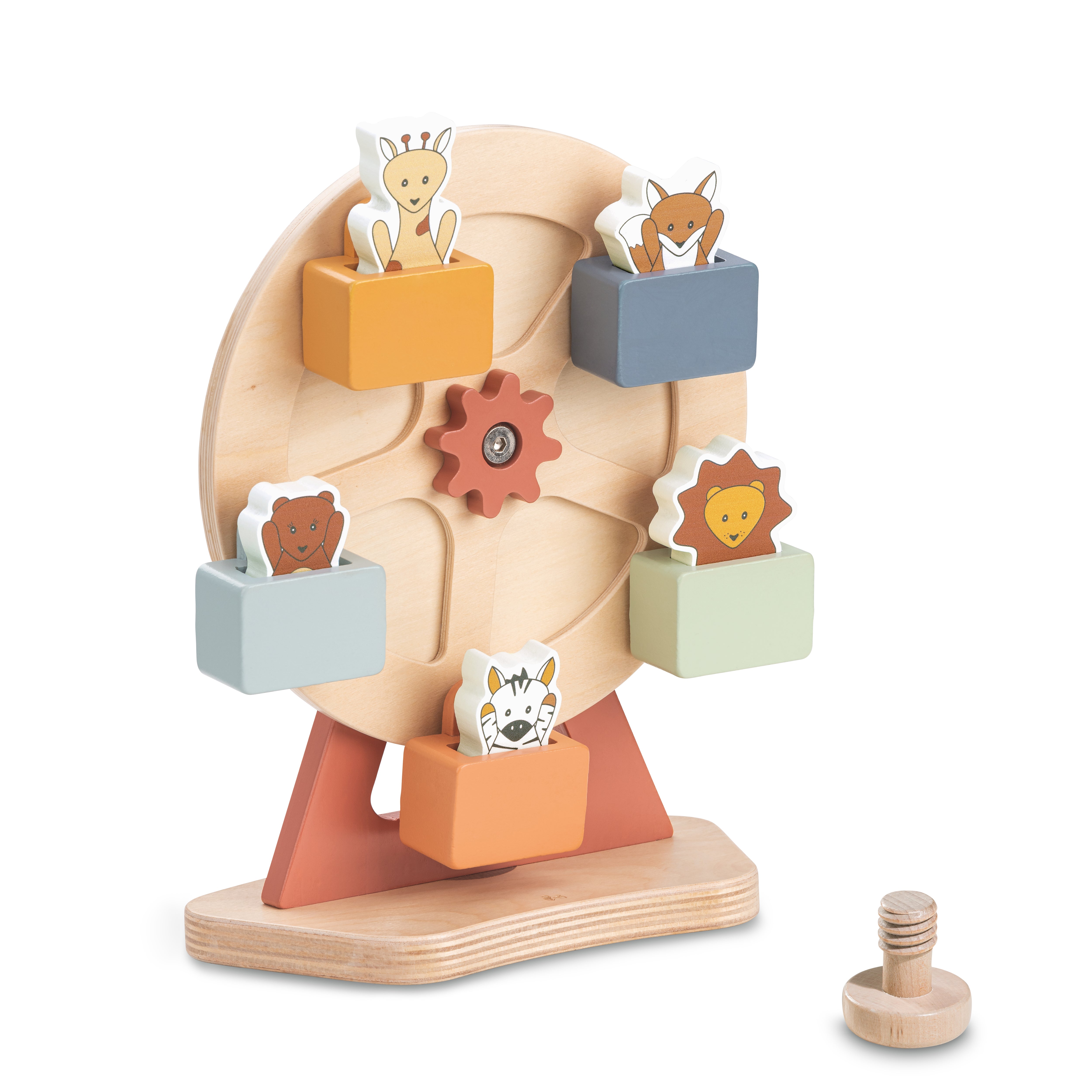 hauck-watch-me-play-fun-fair-s-hochstuhlspiel-animals-holz image 1
