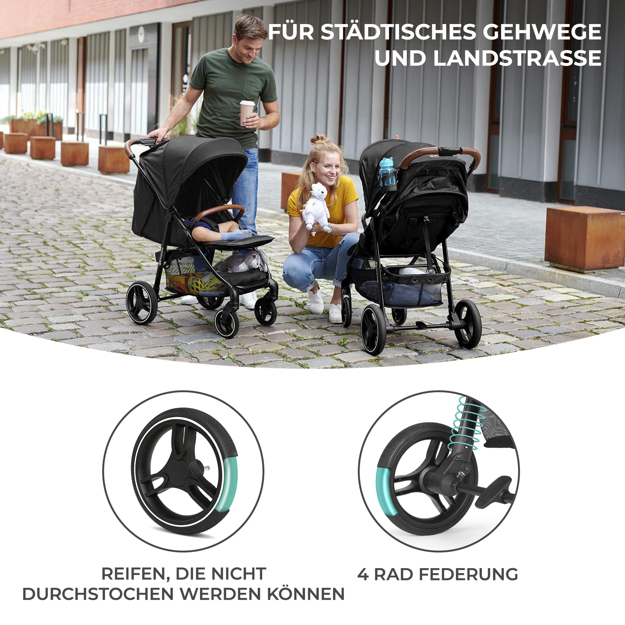 kinderkraft-grande-plus-buggy-grau-22-kg-liegeposition image 5
