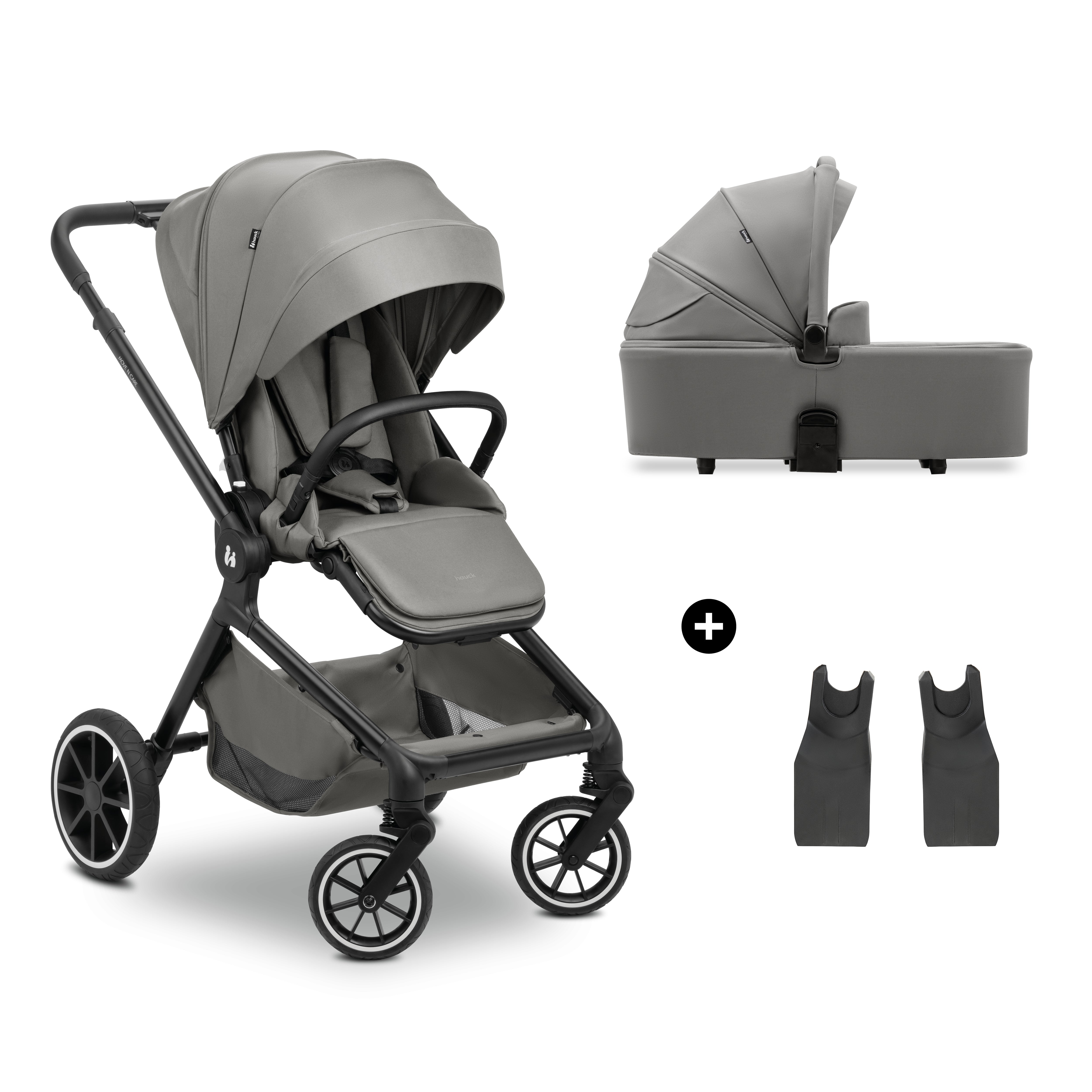 hauck-rapid-move-n-care-set-kinderwagen-dark-grey-mit-wanne-22-kg image 1