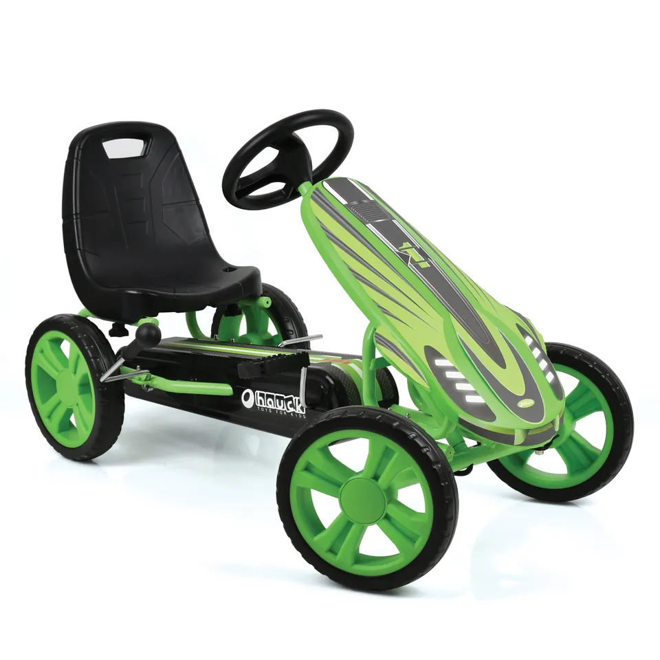 hauck-runner-speedster-tretauto-orange-mit-handbremse image 1