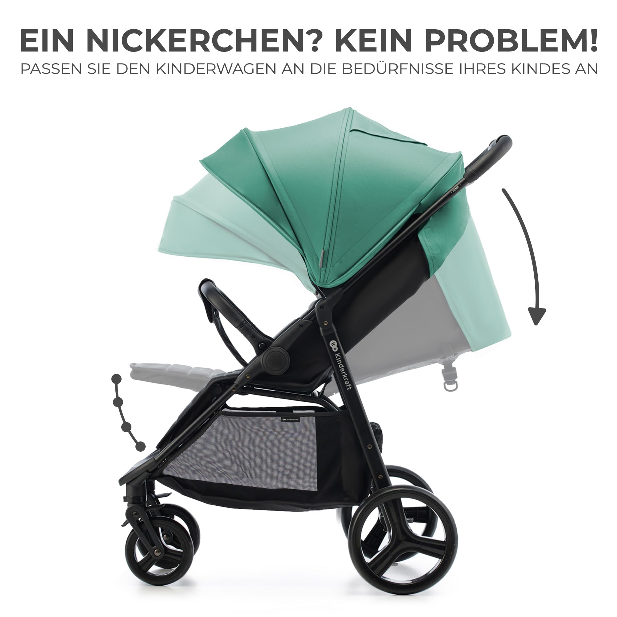kinderkraft-rine-buggy-gr-n-liegeposition-upf50-bis-22kg image 6