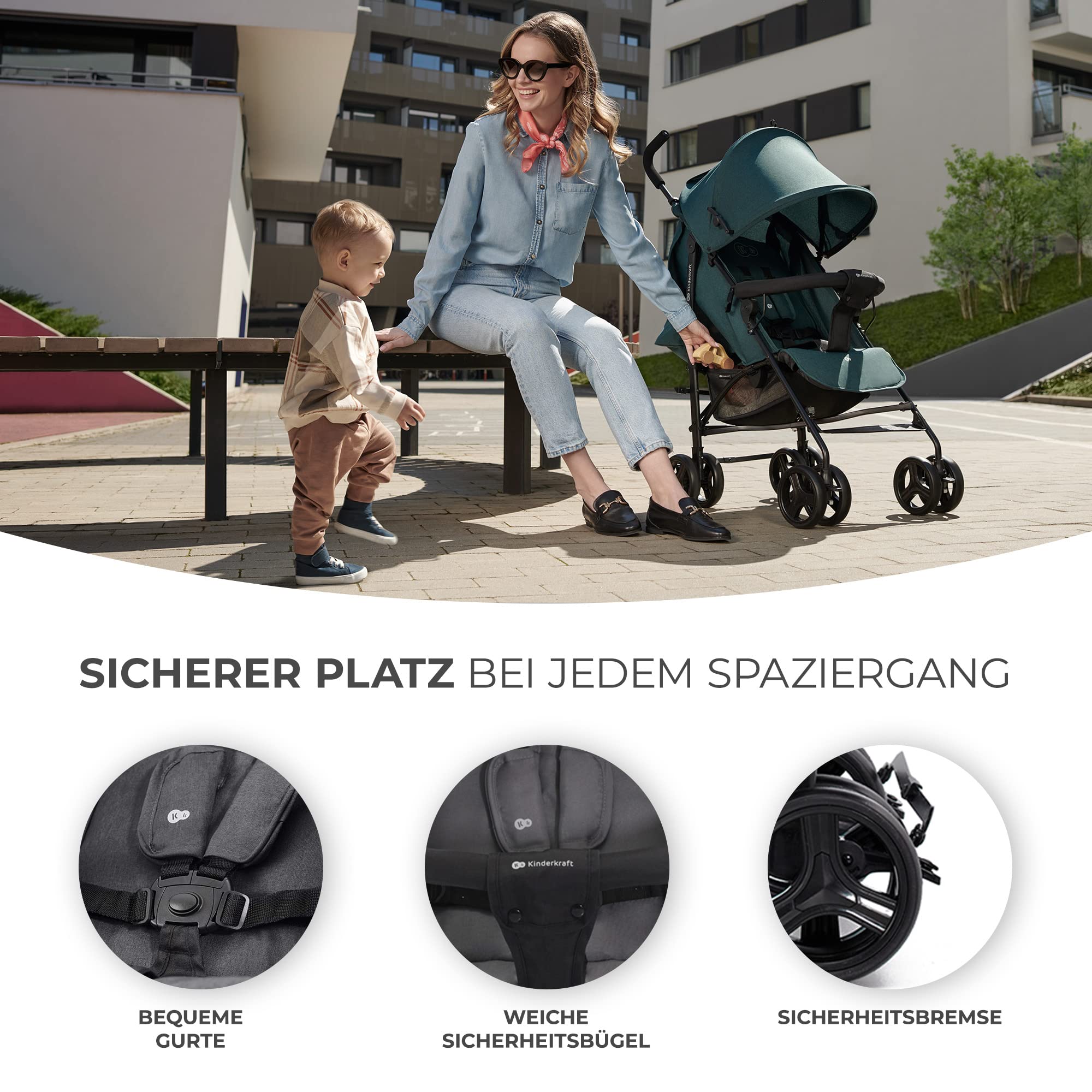 kinderkraft-tik-buggy-sportwagen-grau-liegebuggy-6-5-kg image 6