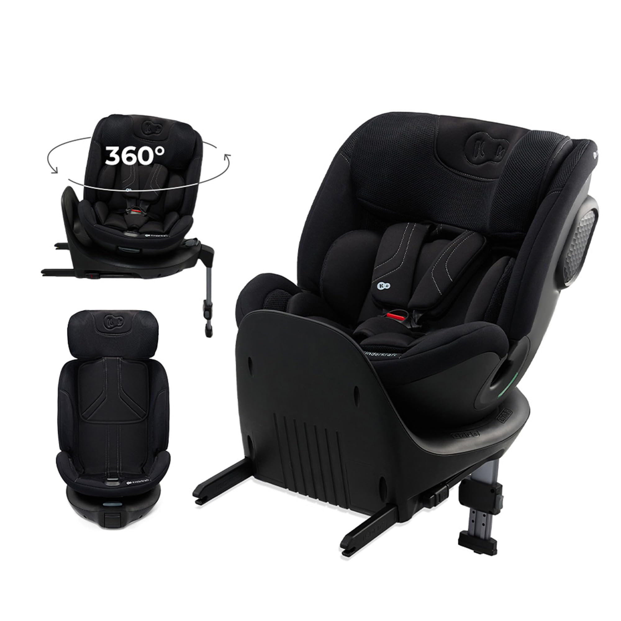 kinderkraft-xrider-2-kindersitz-schwarz-40-150-cm-isofix image 1