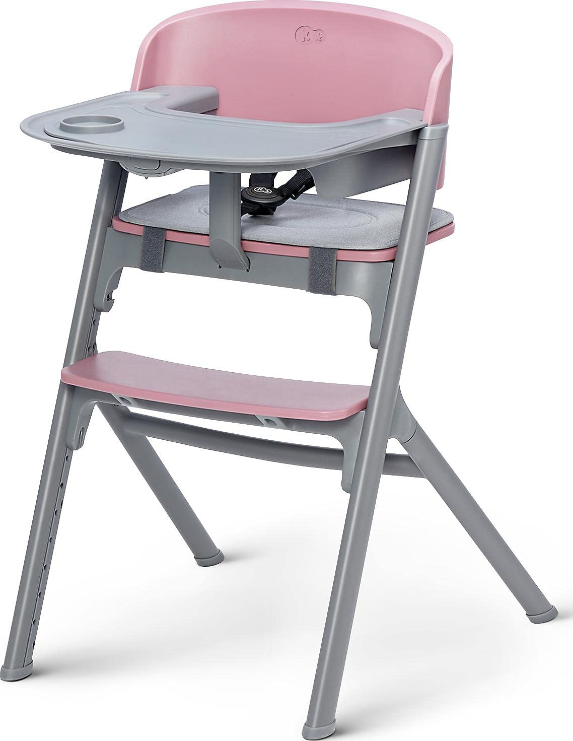 kinderkraft-livy-hochstuhl-rosa-natur-mit-tablett image 2