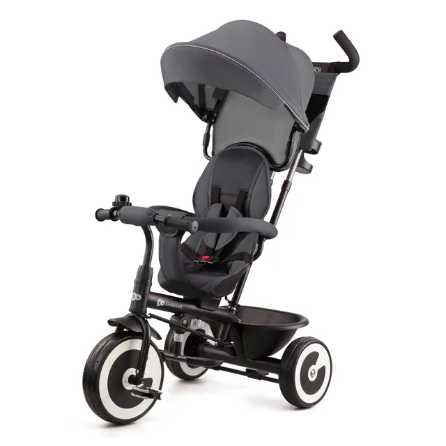 kinderkraft-aston-dreirad-grau-mit-schubstange-9-mon-5-j image 1