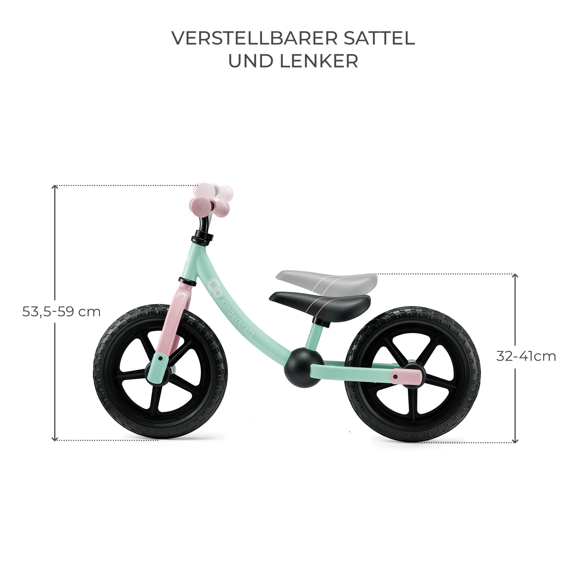 kinderkraft-2way-next-laufrad-mint-off-road-verstellbar image 6