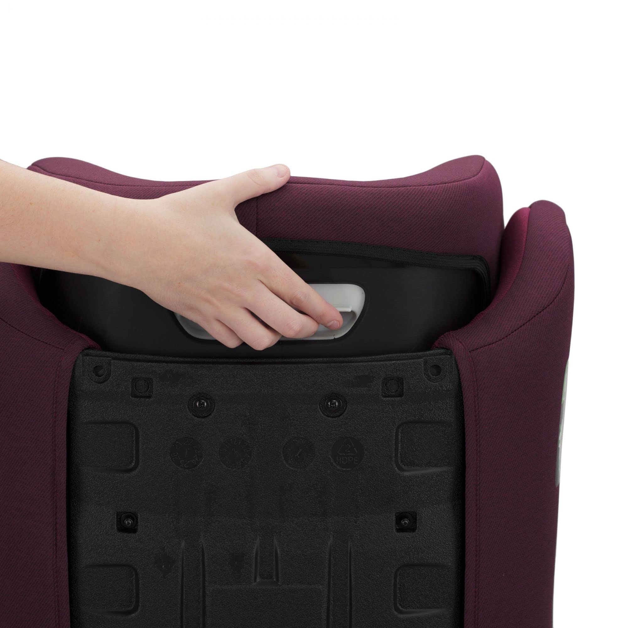 kinderkraft-junior-fix-2-i-size-kindersitz-burgund-isofix image 6