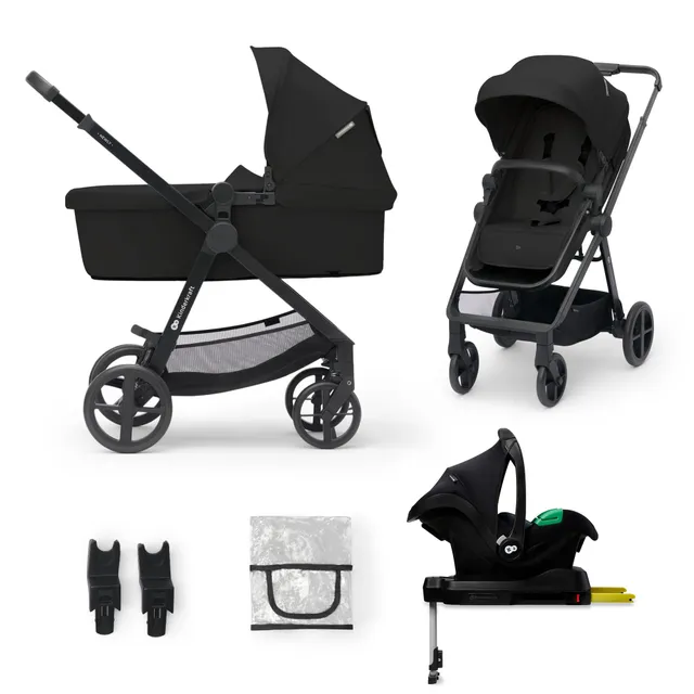 kinderkraft-newly-kombikinderwagen-schwarz-4-in-1-set image 1
