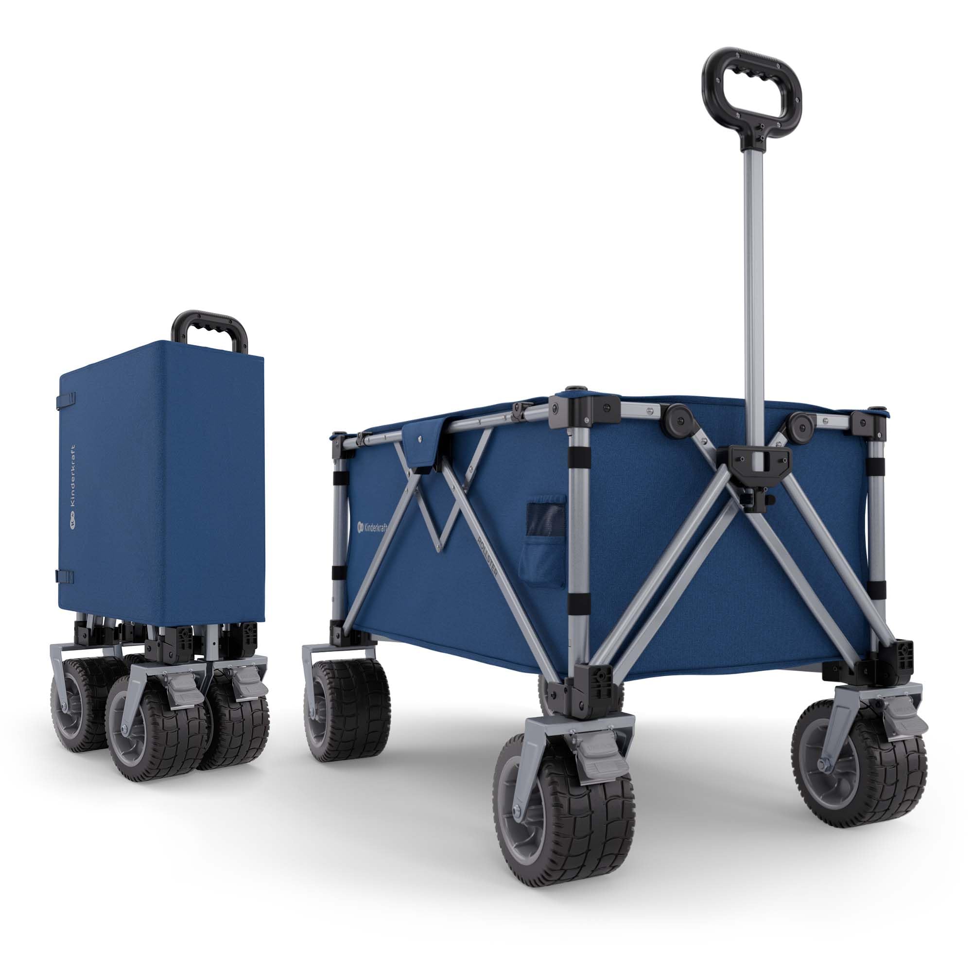 kinderkraft-nava-rollster-bollerwagen-blau-faltbar-100-kg image 1